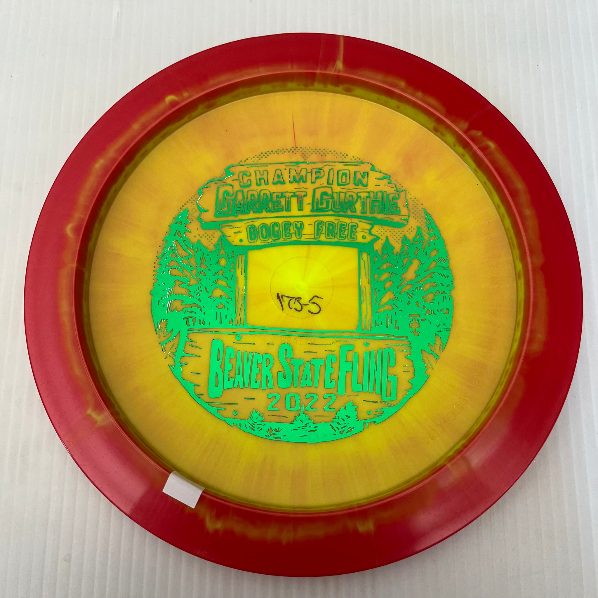 Innova 2022 Garrett Gurthie Beaver State Fling Champion Halo Star Wraith 11/5/-1/3