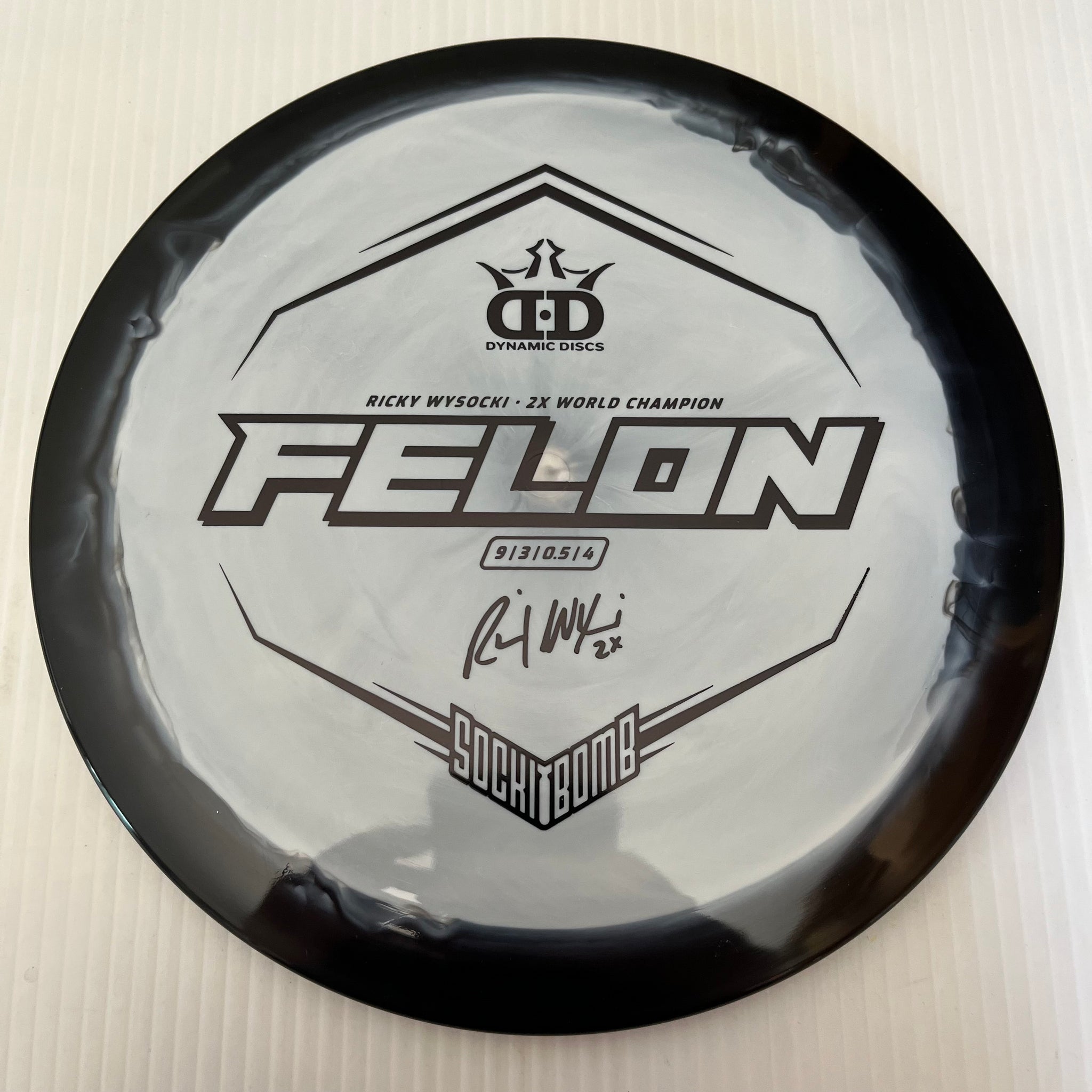 Dynamic Discs 2x Ricky Wysocki Sockibomb Fuzion Orbit Felon 9/3/0.5/4