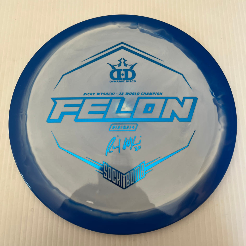 Dynamic Discs 2x Ricky Wysocki Sockibomb Fuzion Orbit Felon 9/3/0.5/4