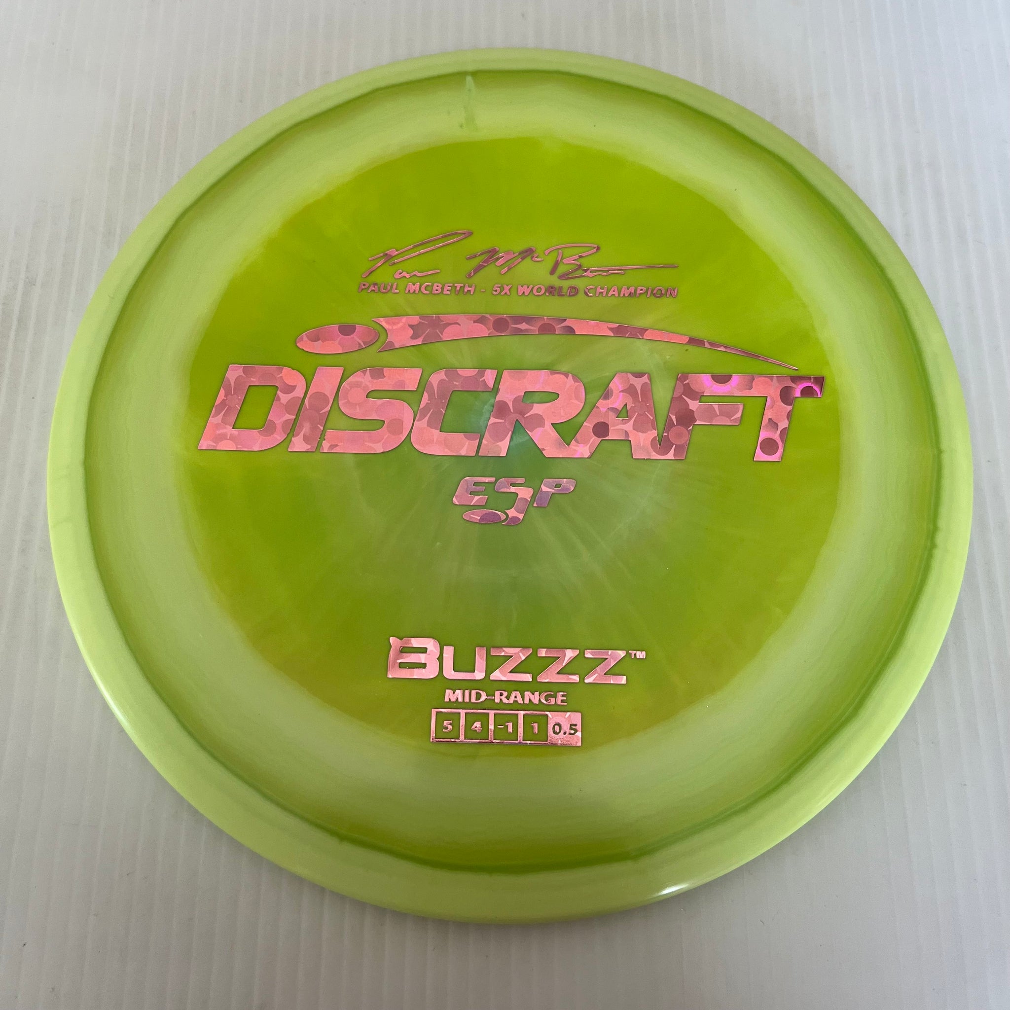 Discraft 5x Paul McBeth ESP Buzzz 5/4/-1/1 (177+g)