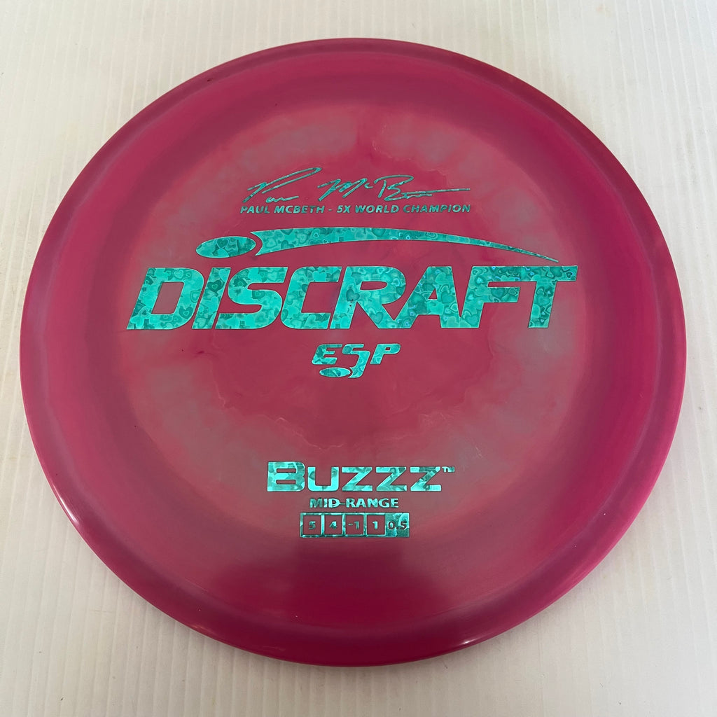 Discraft 5x Paul McBeth ESP Buzzz 5/4/-1/1 (177+g)
