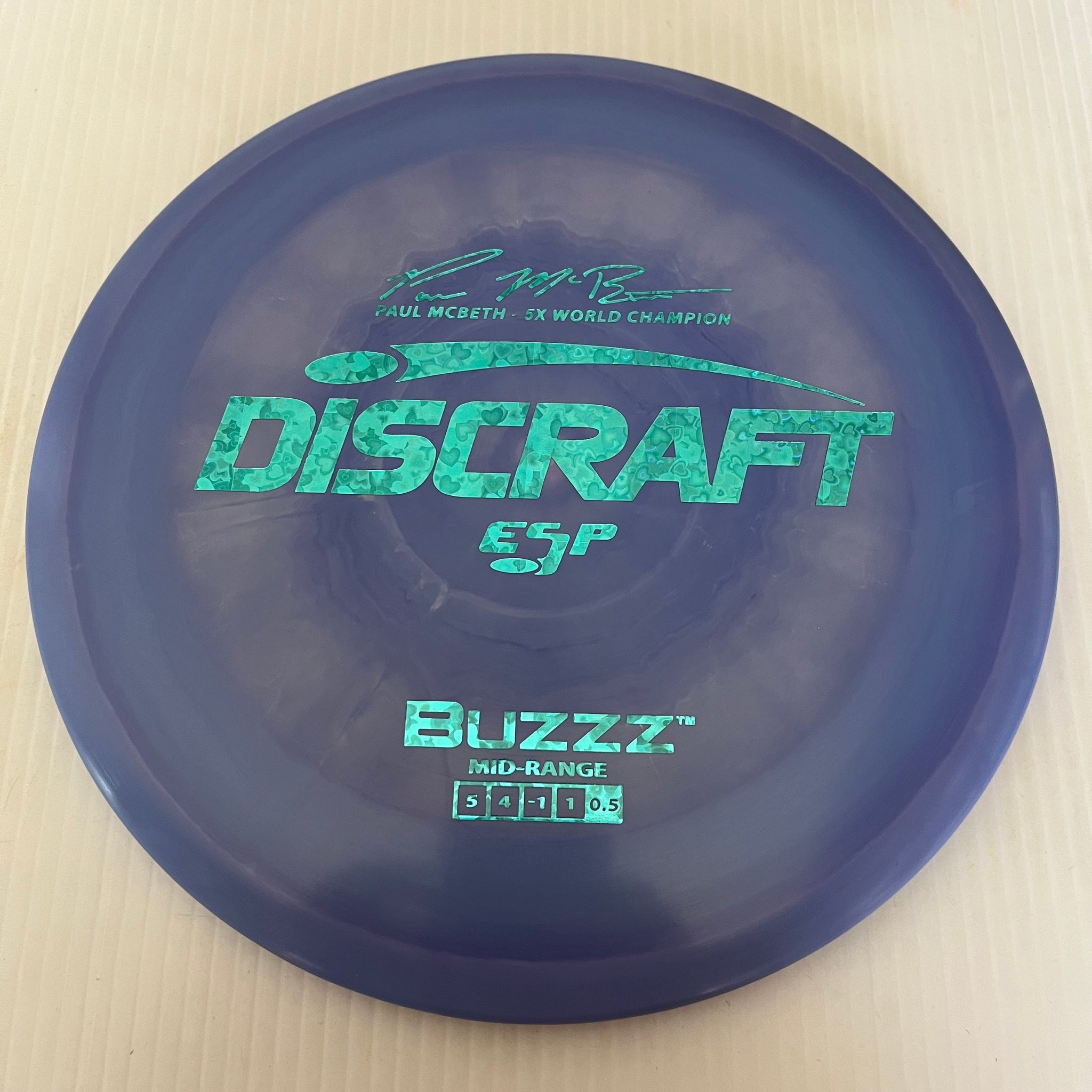 Discraft 5x Paul McBeth ESP Buzzz 5/4/-1/1 (177+g)