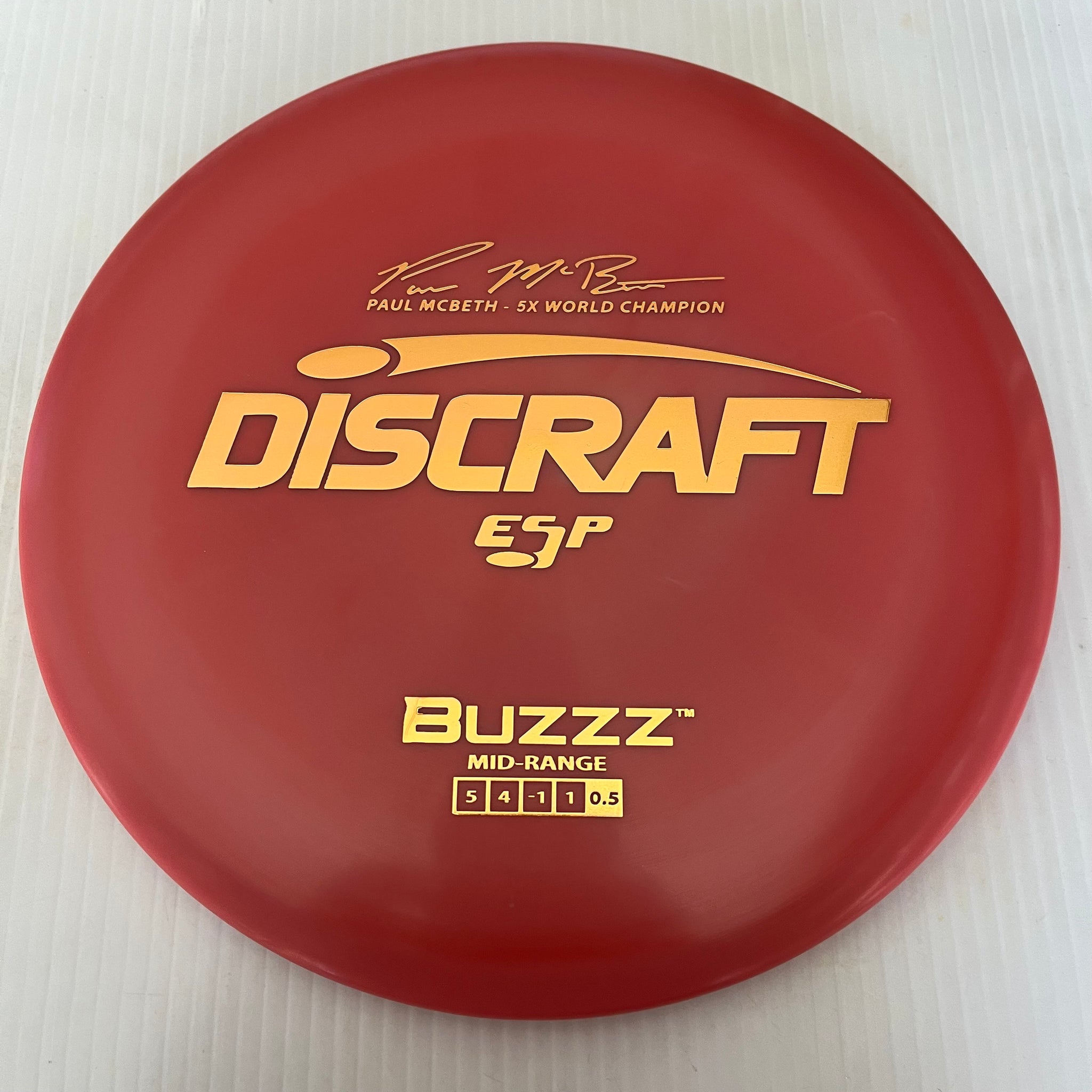 Discraft 5x Paul McBeth ESP Buzzz 5/4/-1/1 (177+g)