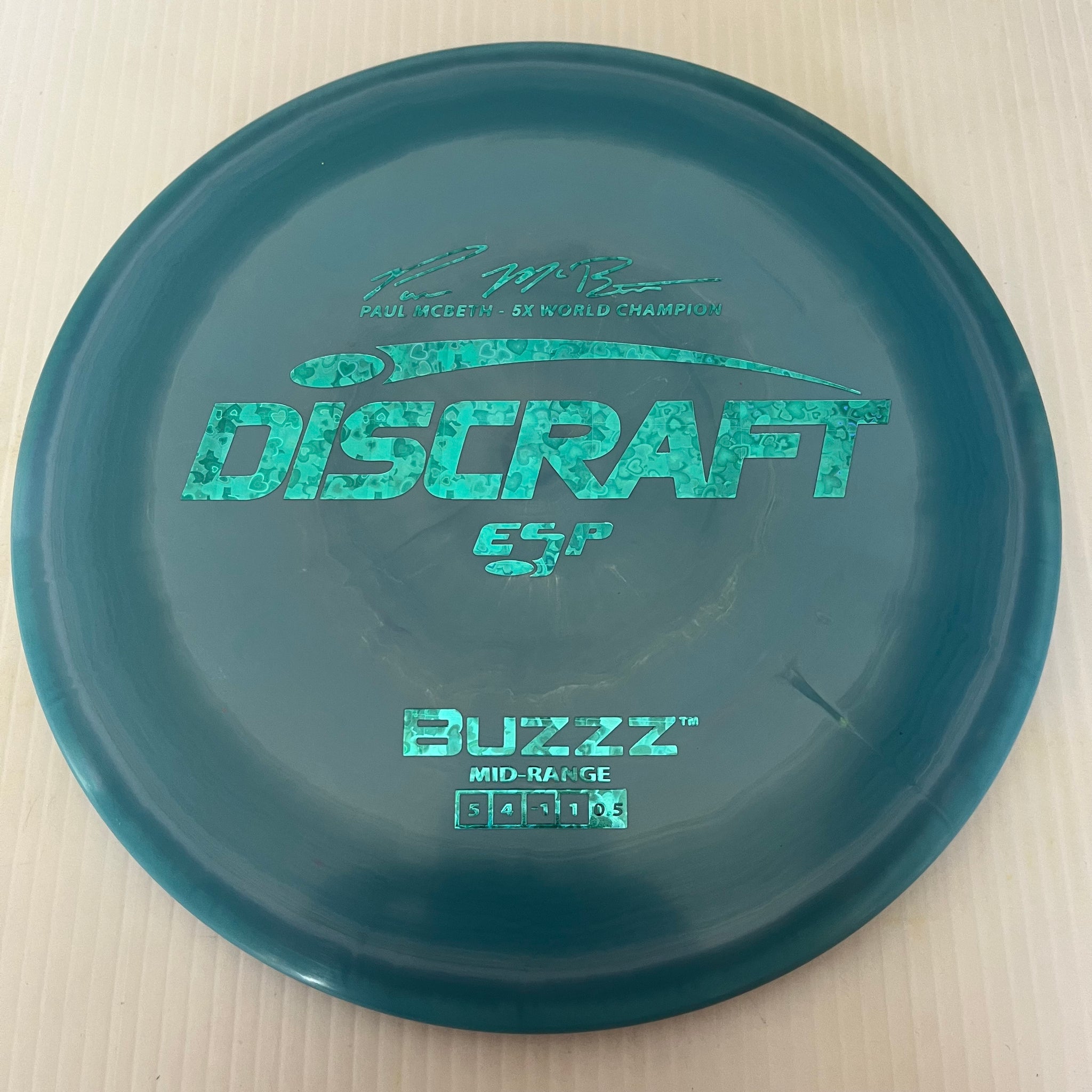 Discraft 5x Paul McBeth ESP Buzzz 5/4/-1/1 (177+g)