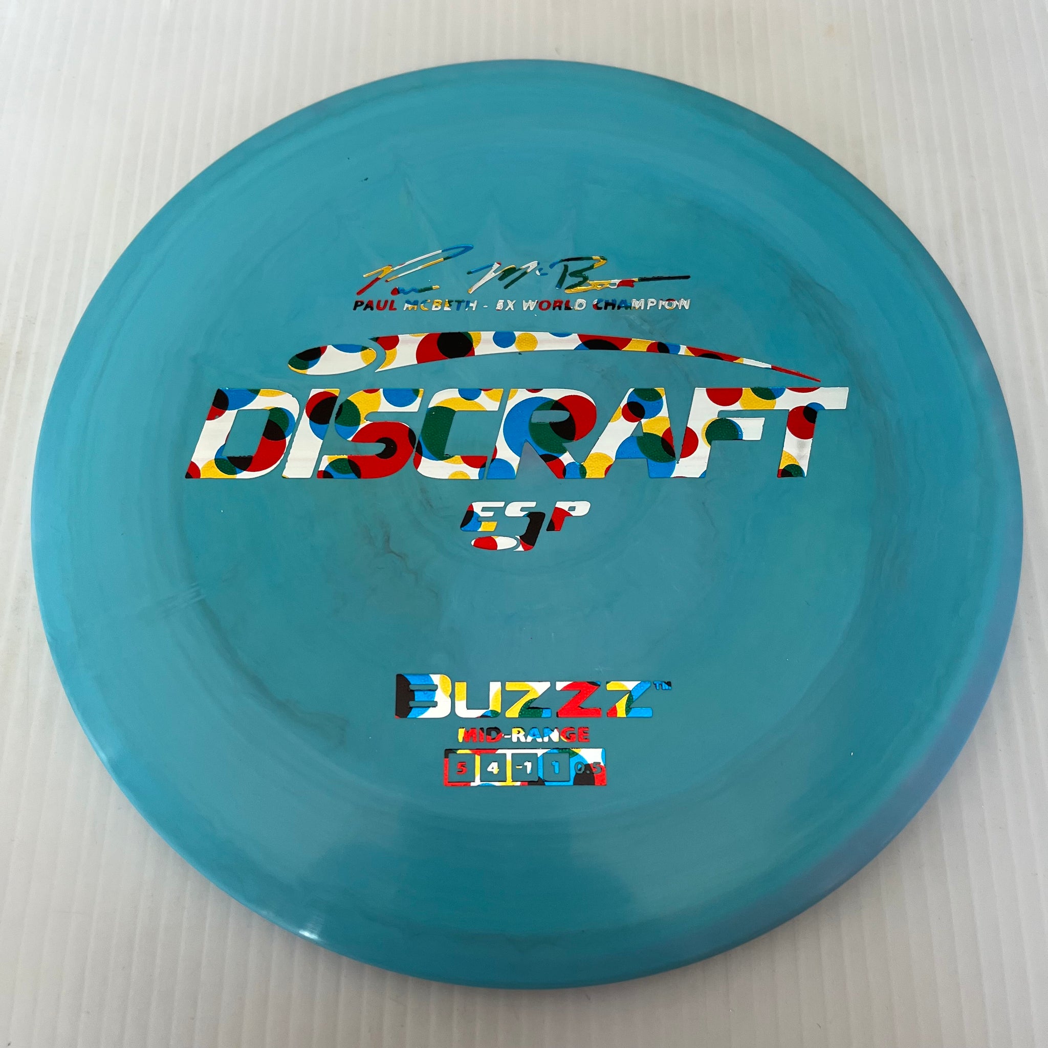Discraft 5x Paul McBeth ESP Buzzz 5/4/-1/1 (177+g)