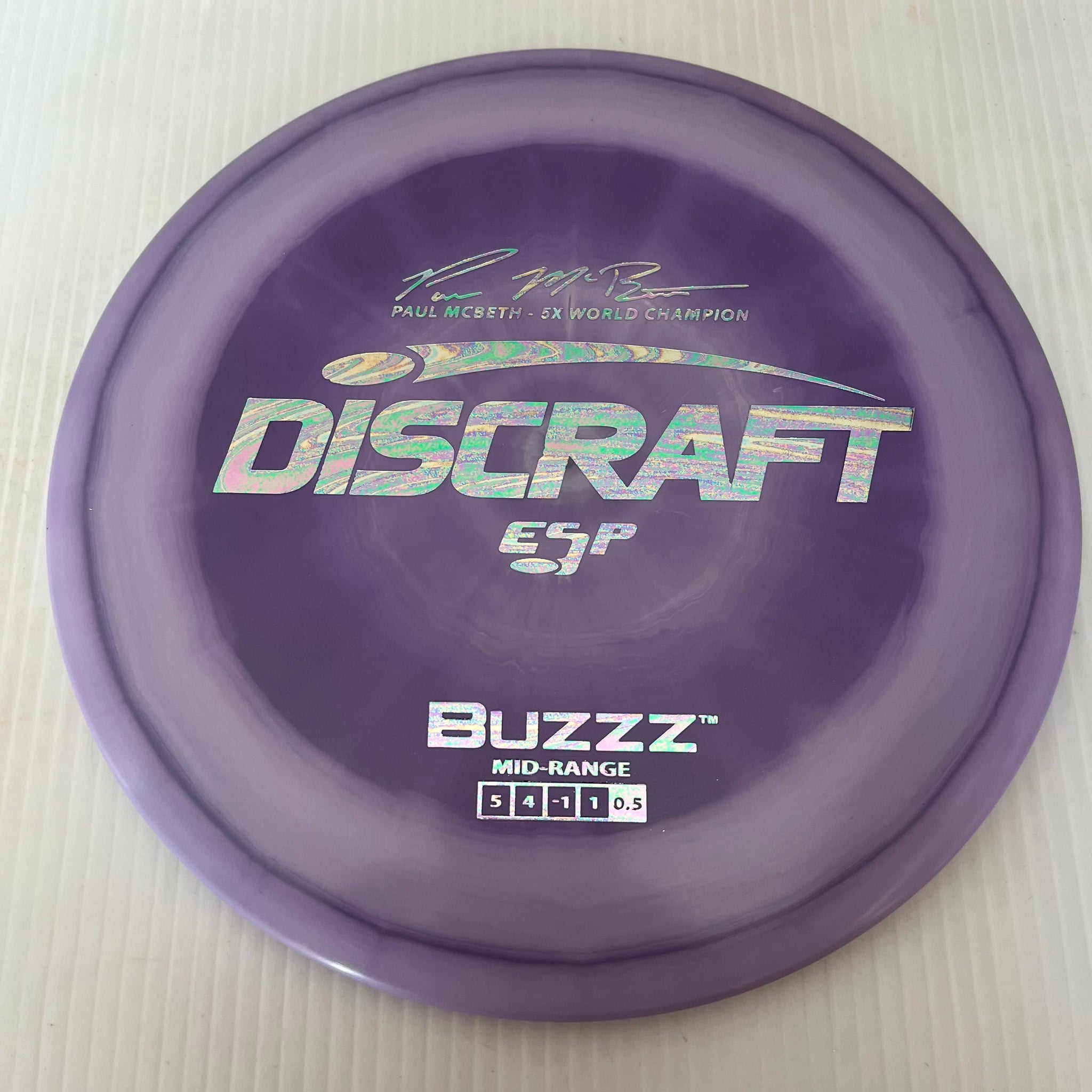 Discraft 5x Paul McBeth ESP Buzzz 5/4/-1/1 (177+g)
