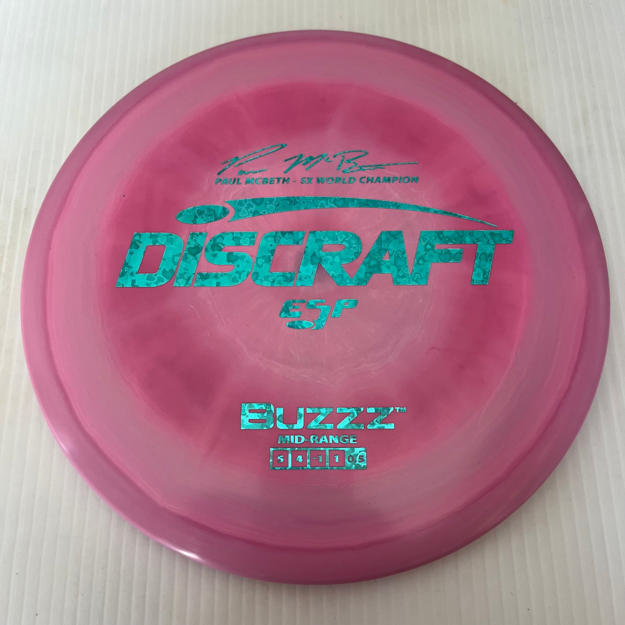 Discraft 5x Paul McBeth ESP Buzzz 5/4/-1/1 (177+g)