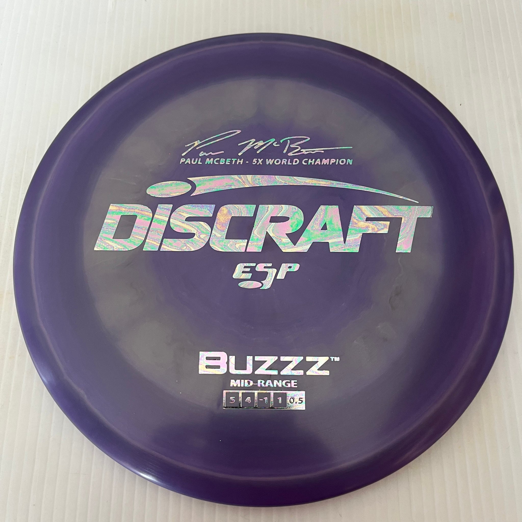 Discraft 5x Paul McBeth ESP Buzzz 5/4/-1/1 (177+g)