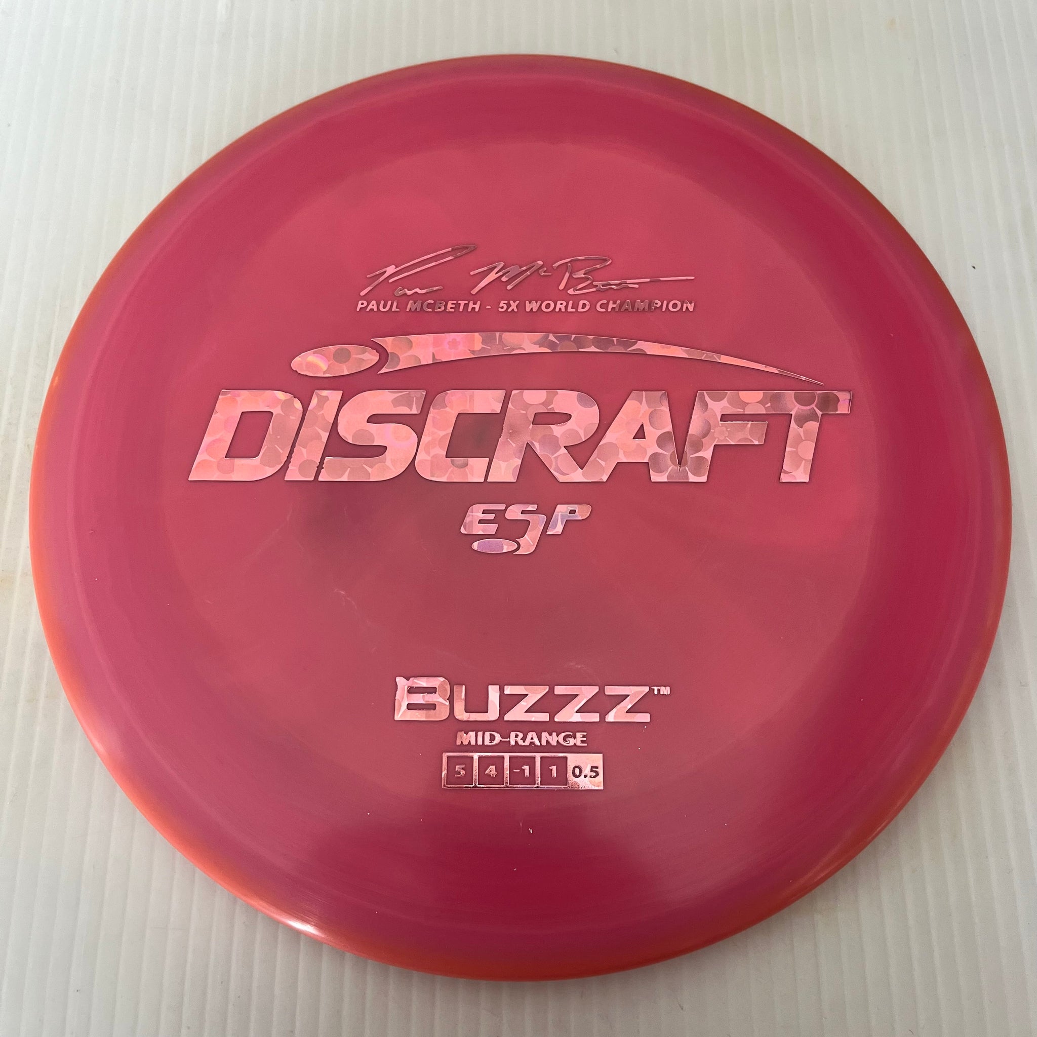 Discraft 5x Paul McBeth ESP Buzzz 5/4/-1/1 (177+g)