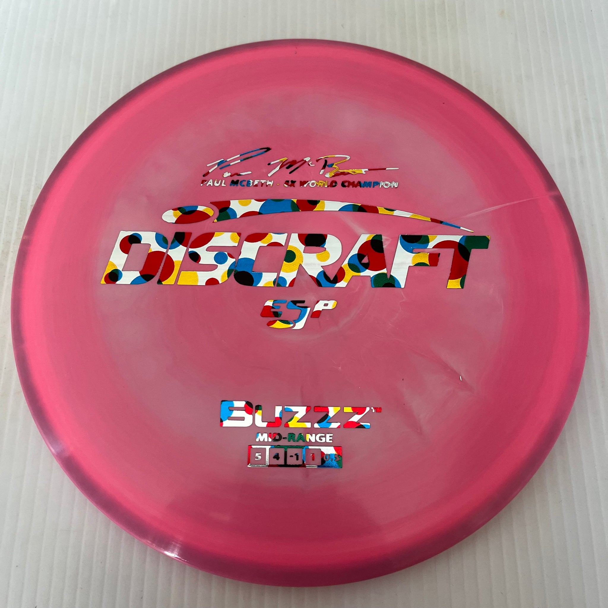 Discraft 5x Paul McBeth ESP Buzzz 5/4/-1/1 (177+g)