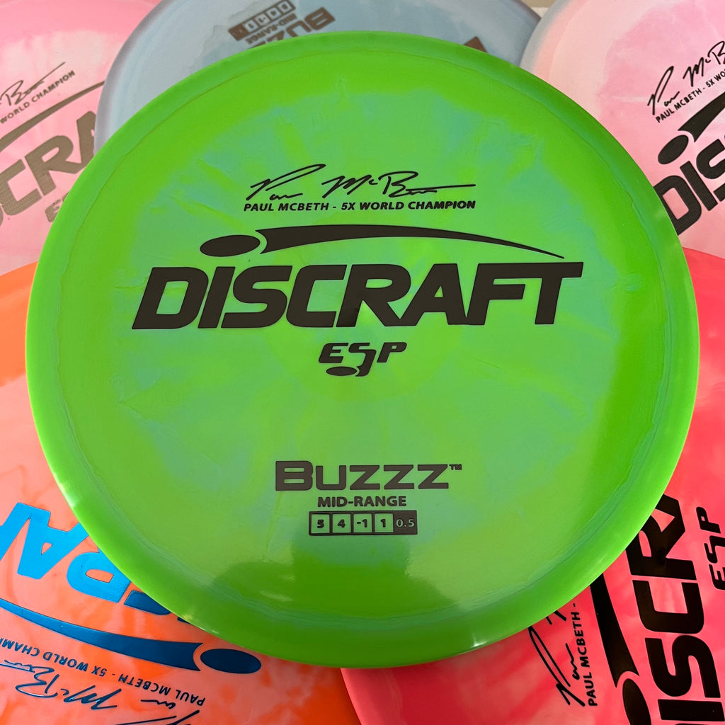 Discraft 5x Paul McBeth ESP Buzzz 5/4/-1/1 (167-169g)