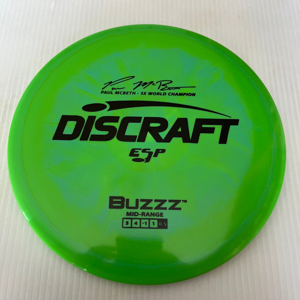 Discraft 5x Paul McBeth ESP Buzzz 5/4/-1/1 (167-169g)