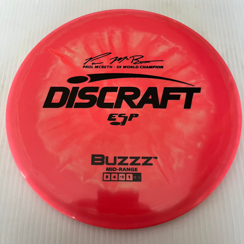 Discraft 5x Paul McBeth ESP Buzzz 5/4/-1/1 (167-169g)