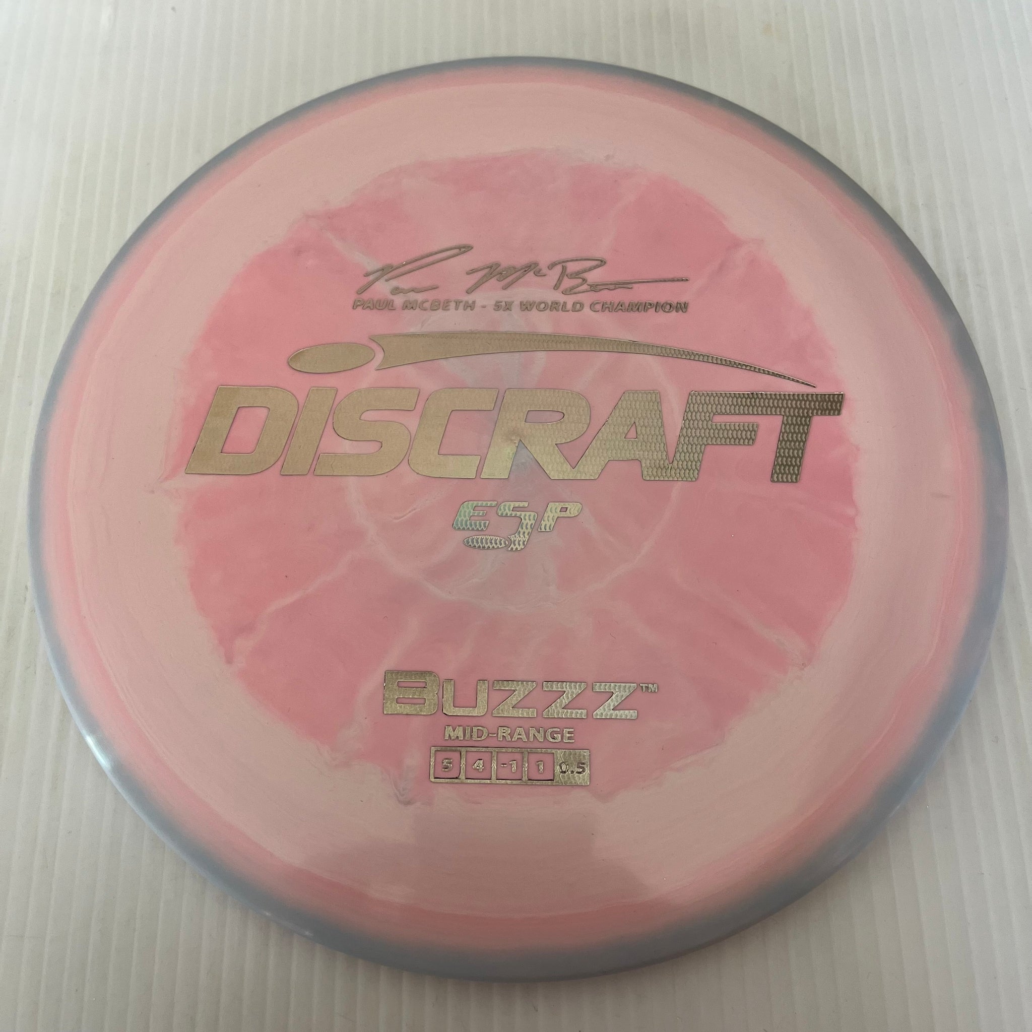 Discraft 5x Paul McBeth ESP Buzzz 5/4/-1/1 (167-169g)