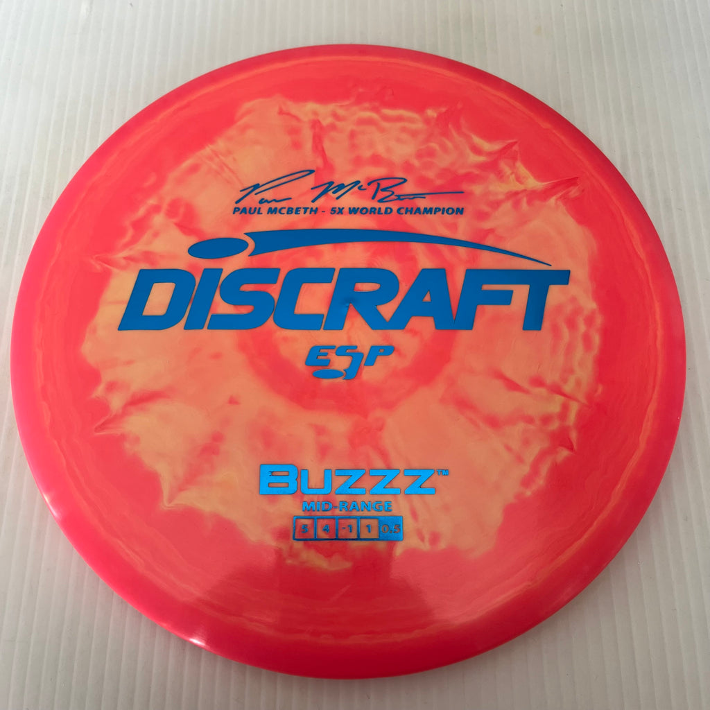 Discraft 5x Paul McBeth ESP Buzzz 5/4/-1/1 (170-172g)
