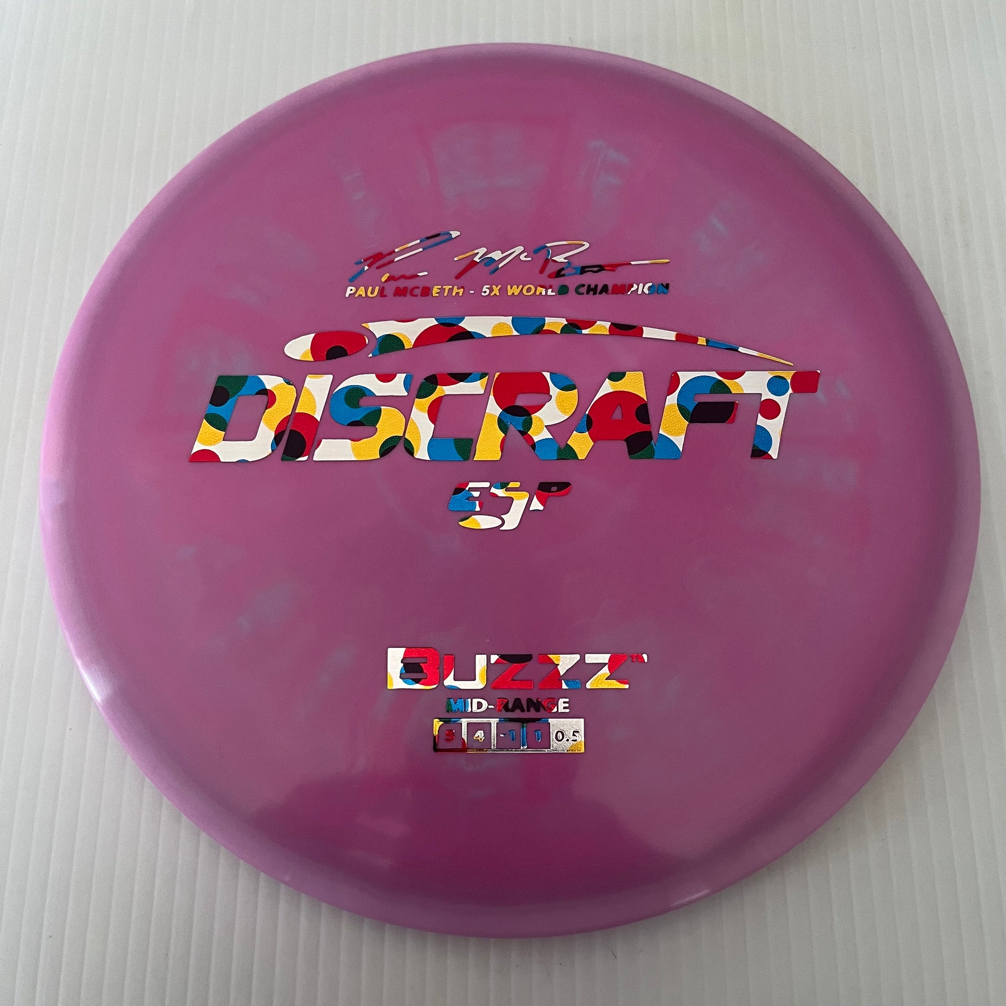 Discraft 5x Paul McBeth ESP Buzzz 5/4/-1/1 (170-172g)
