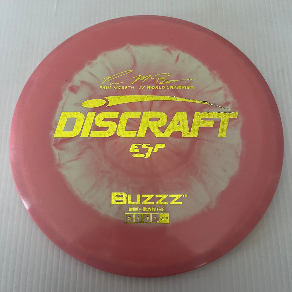 Discraft 5x Paul McBeth ESP Buzzz 5/4/-1/1 (170-172g)