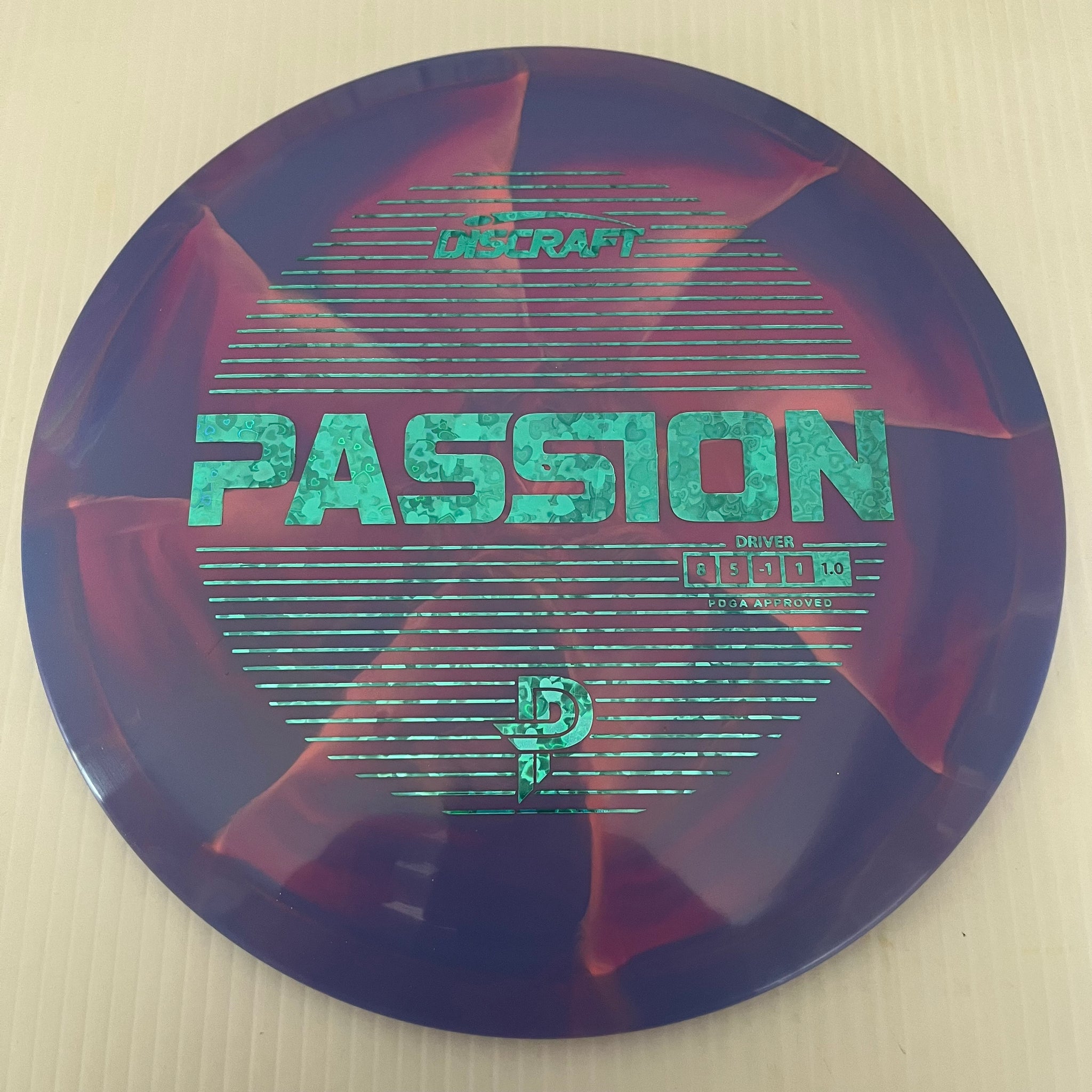 Discraft Paige Pierce Swirly ESP Passion 8/5/-1/1 (164-166 grams)