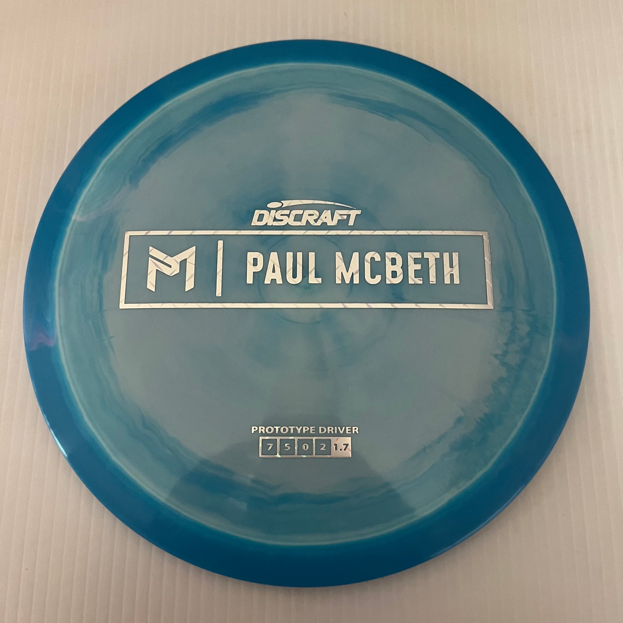 Discraft Paul McBeth Prototype Swirly ESP Athena 7/5/0/2