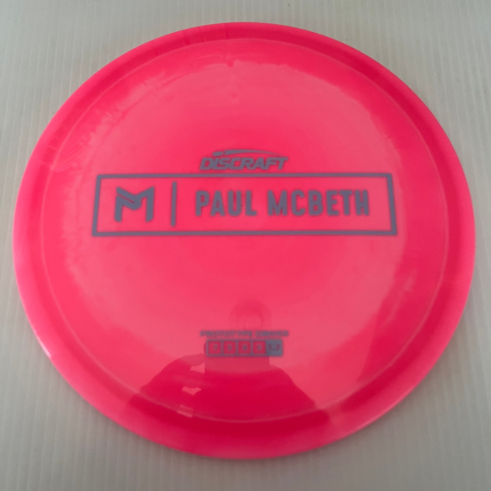Discraft Paul McBeth Prototype Swirly ESP Athena 7/5/0/2