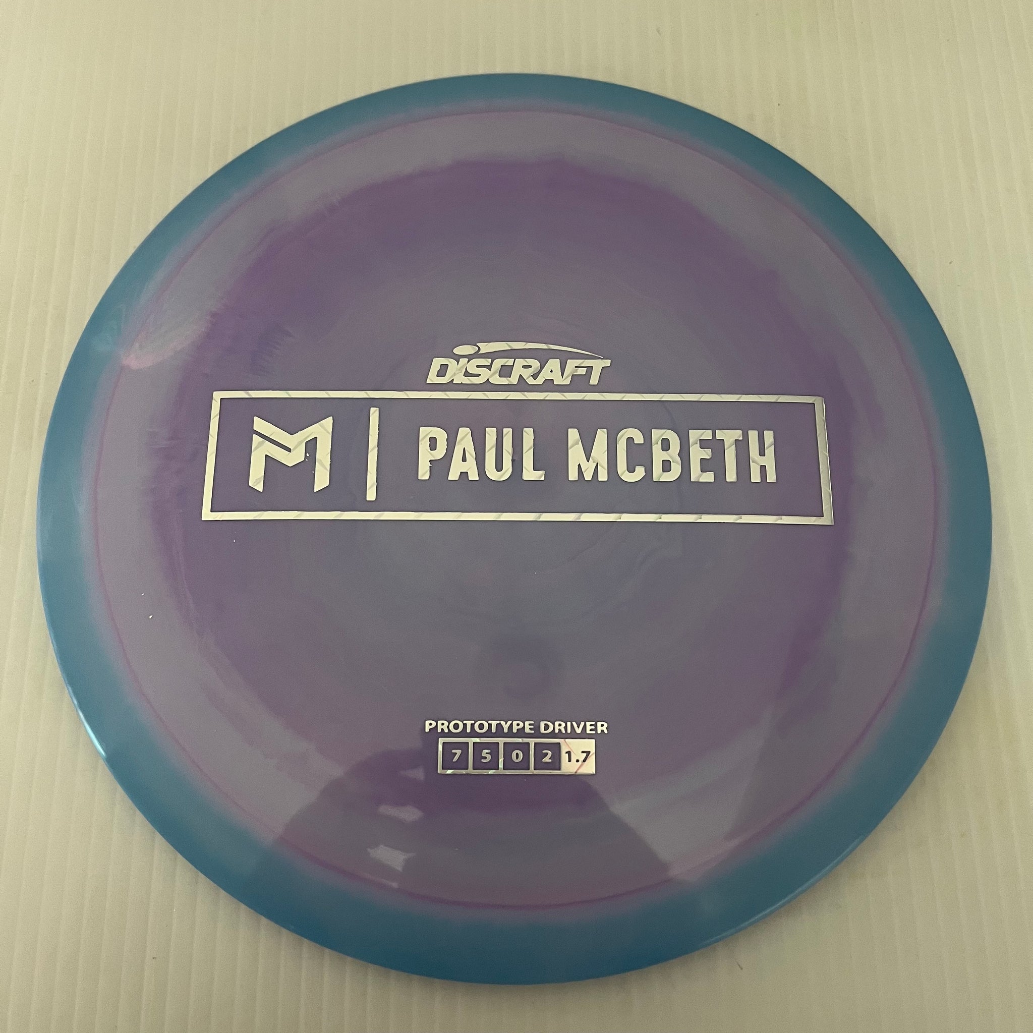 Discraft Paul McBeth Prototype Swirly ESP Athena 7/5/0/2