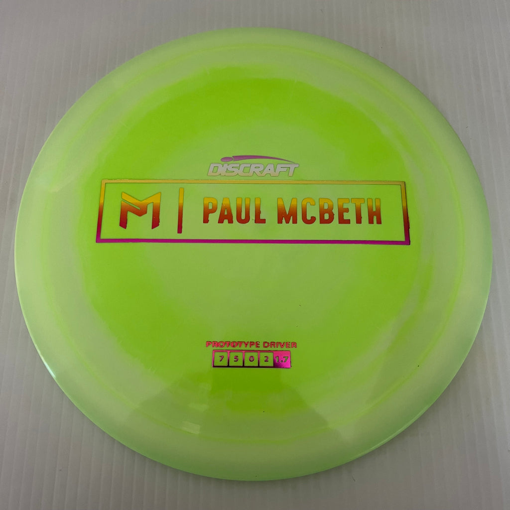 Discraft Paul McBeth Prototype Swirly ESP Athena 7/5/0/2