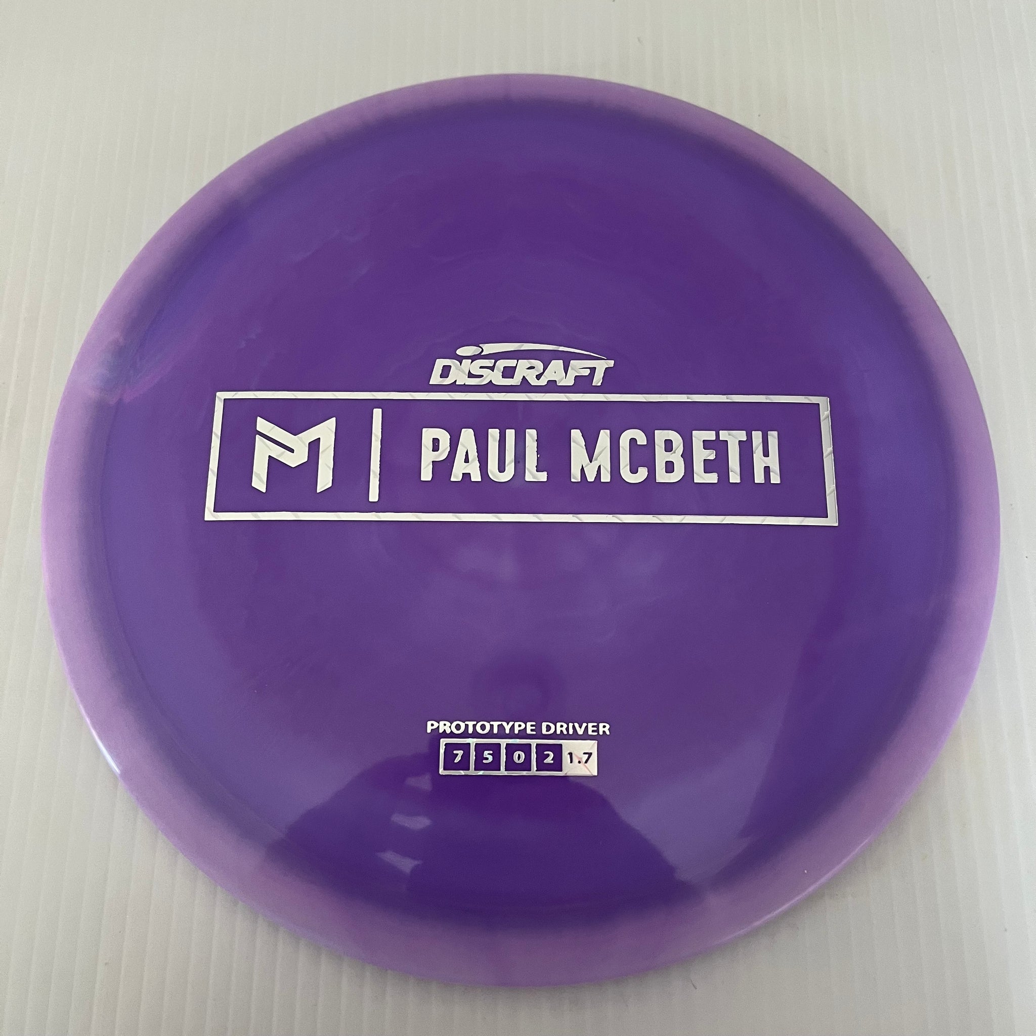 Discraft Paul McBeth Prototype Swirly ESP Athena 7/5/0/2