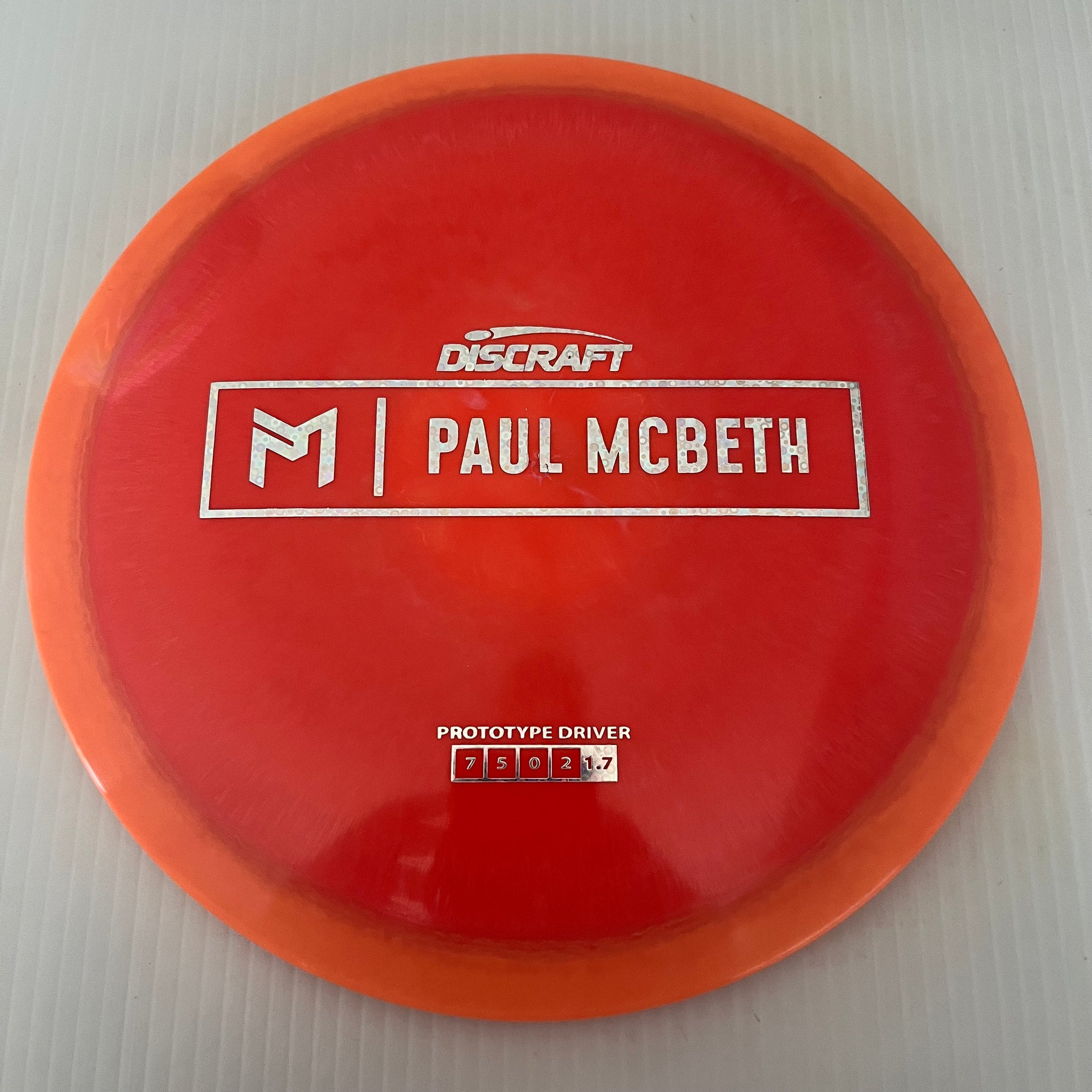 Discraft Paul McBeth Prototype Swirly ESP Athena 7/5/0/2