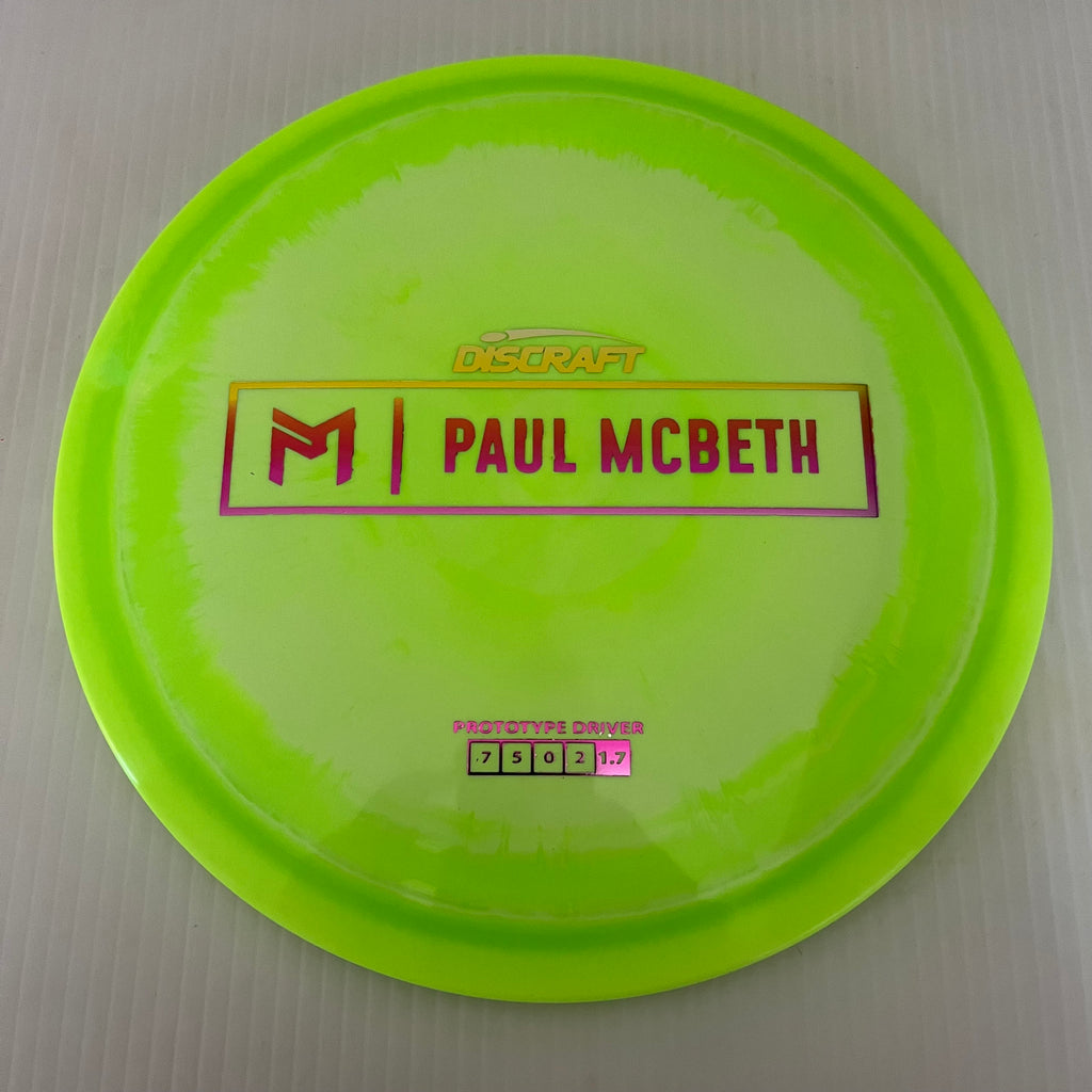 Discraft Paul McBeth Prototype Swirly ESP Athena 7/5/0/2