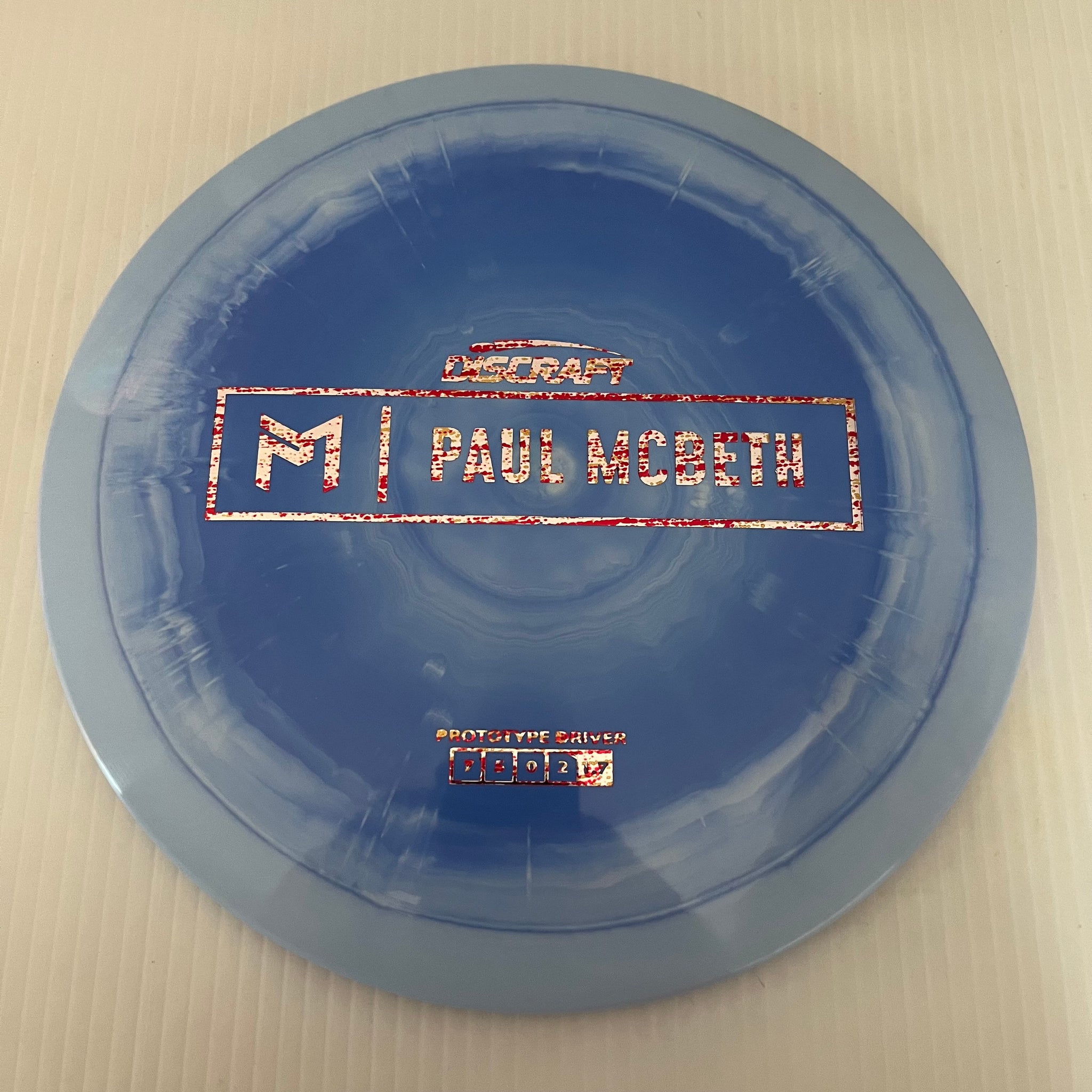 Discraft Paul McBeth Prototype Swirly ESP Athena 7/5/0/2