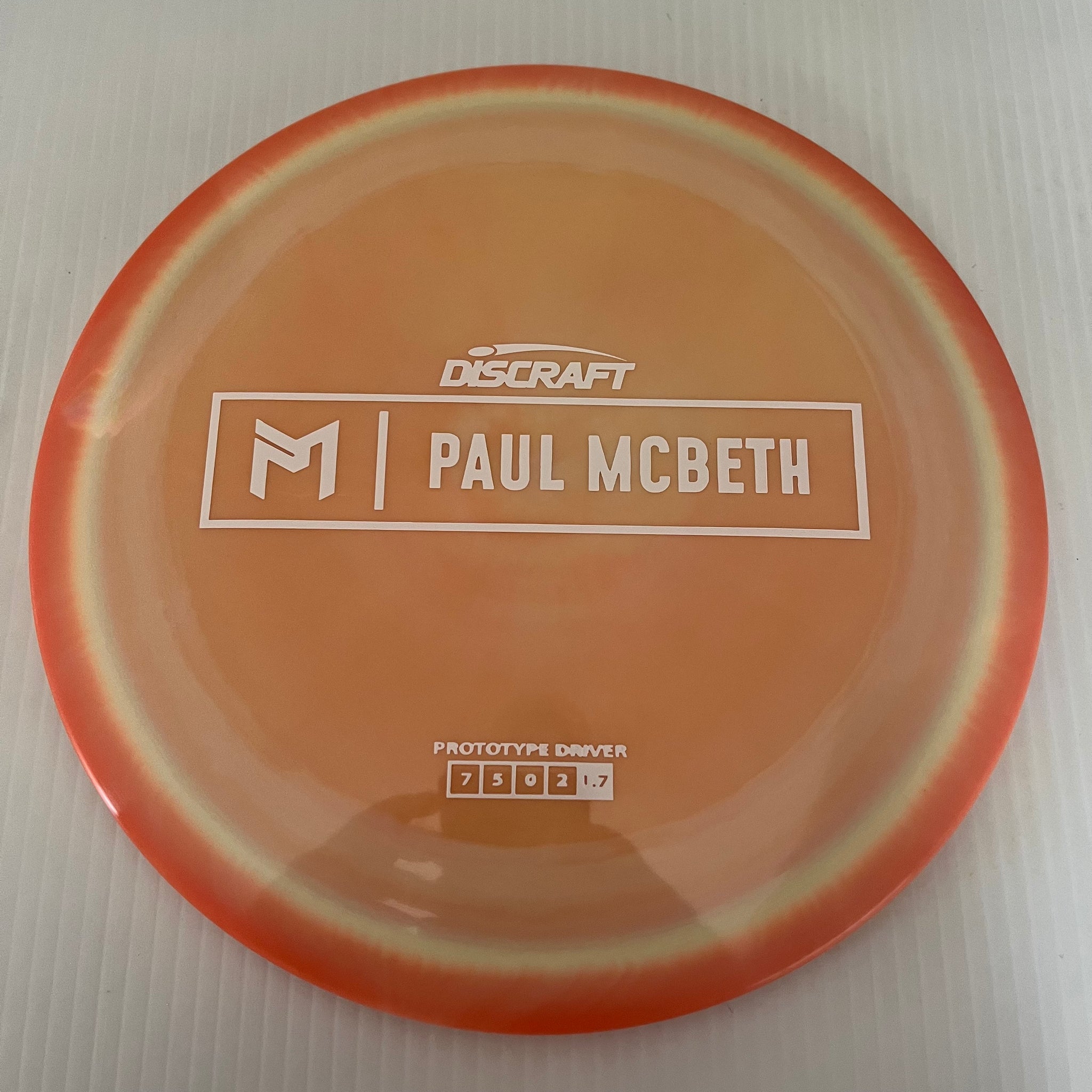 Discraft Paul McBeth Prototype Swirly ESP Athena 7/5/0/2