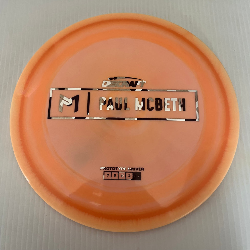 Discraft Paul McBeth Prototype Swirly ESP Athena 7/5/0/2