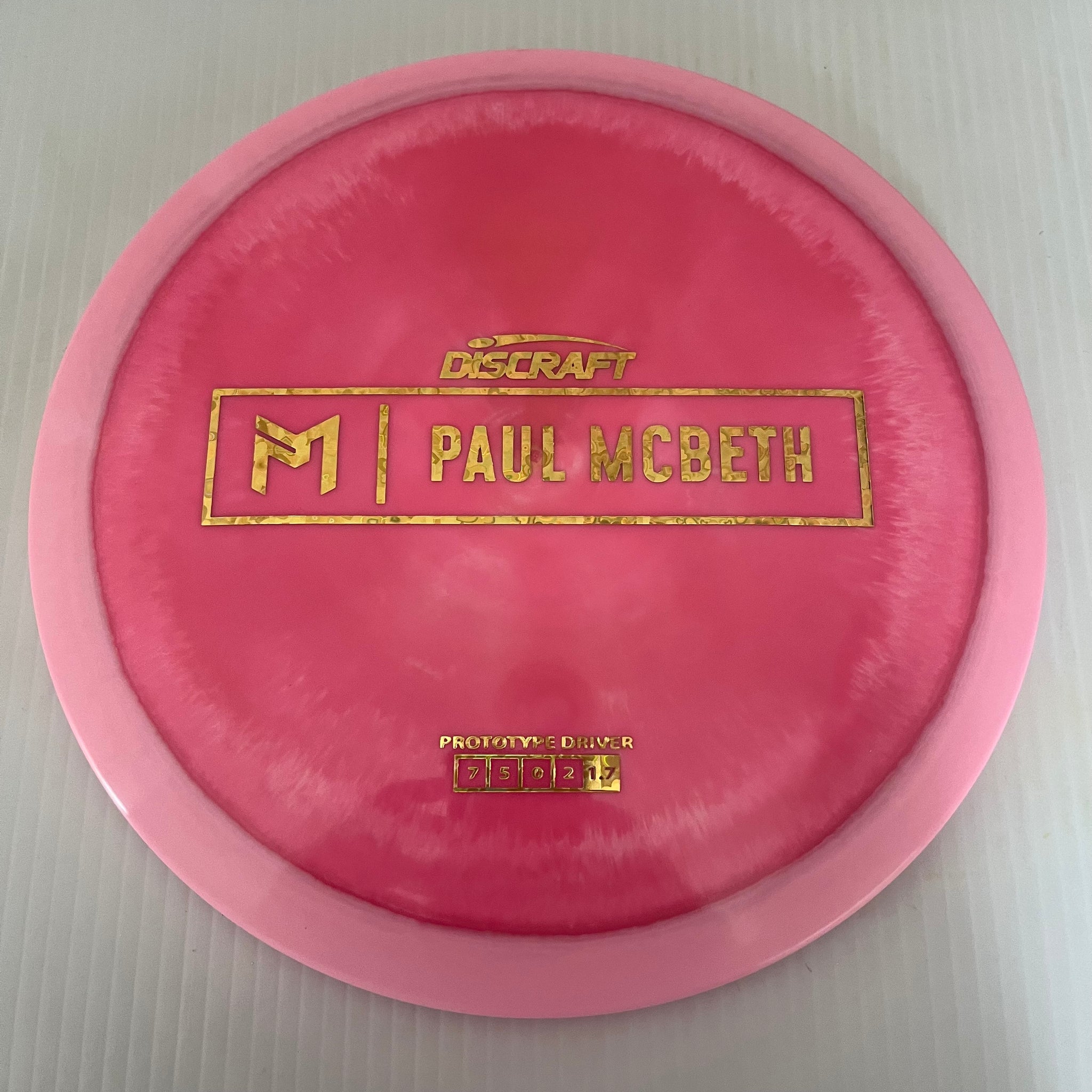 Discraft Paul McBeth Prototype Swirly ESP Athena 7/5/0/2