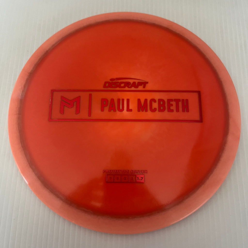 Discraft Paul McBeth Prototype Swirly ESP Athena 7/5/0/2
