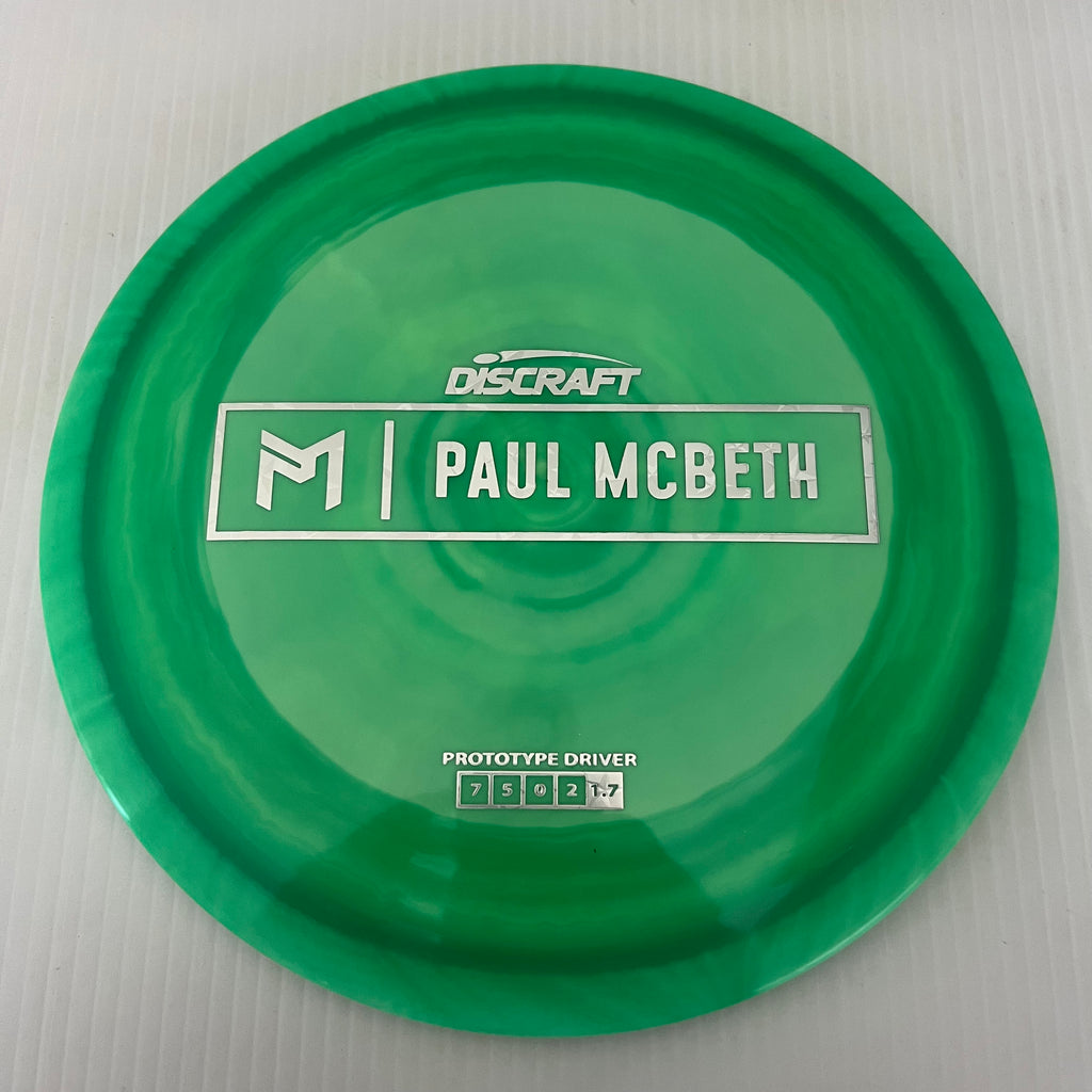 Discraft Paul McBeth Prototype Swirly ESP Athena 7/5/0/2