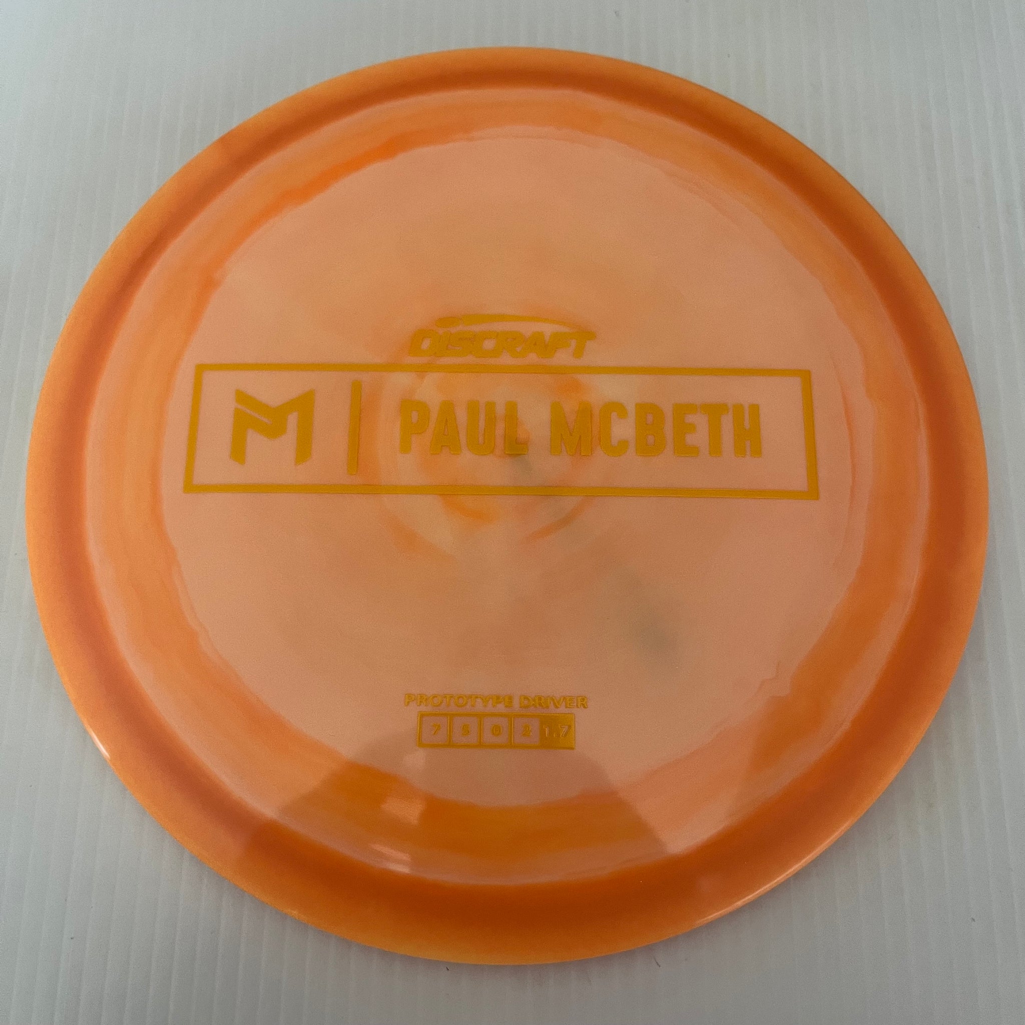 Discraft Paul McBeth Prototype Swirly ESP Athena 7/5/0/2