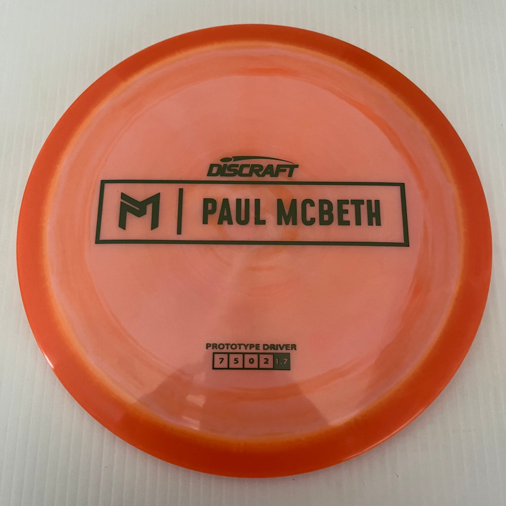 Discraft Paul McBeth Prototype Swirly ESP Athena 7/5/0/2