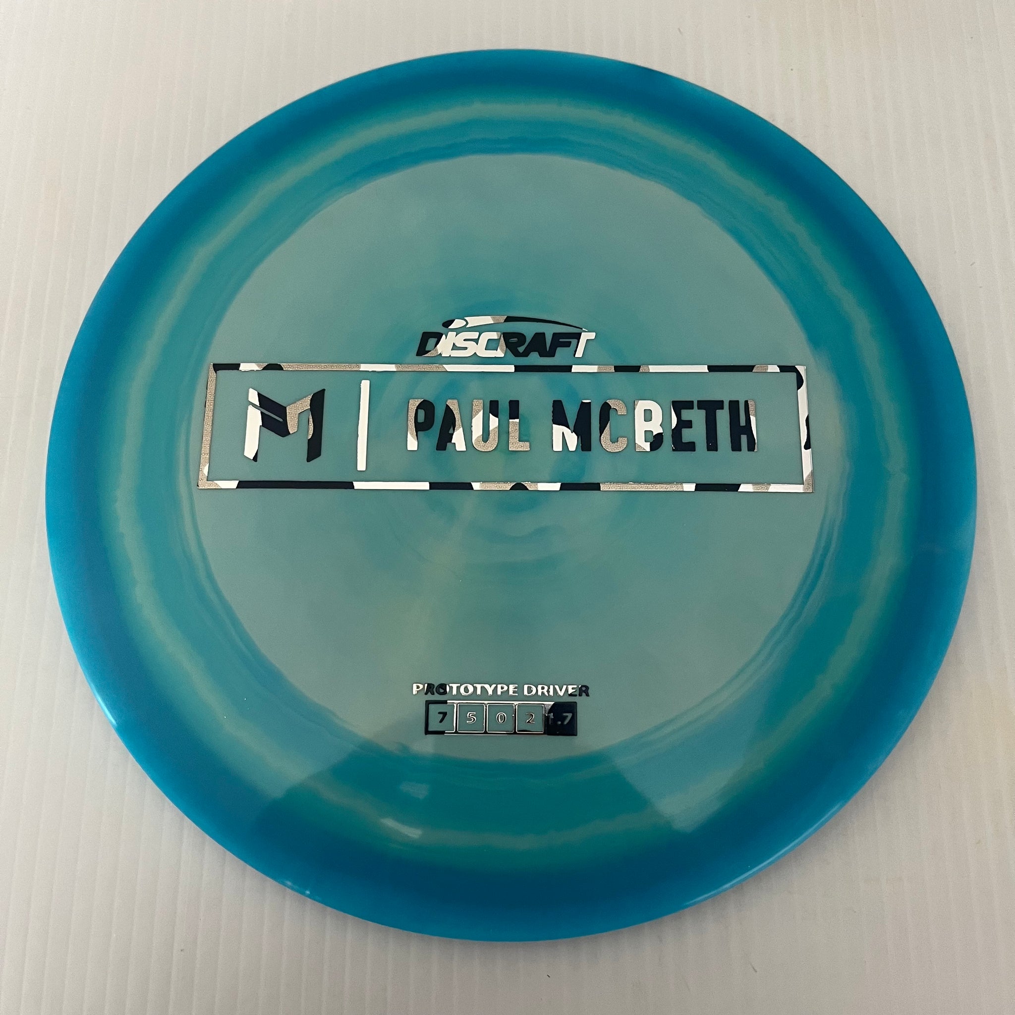 Discraft Paul McBeth Prototype Swirly ESP Athena 7/5/0/2