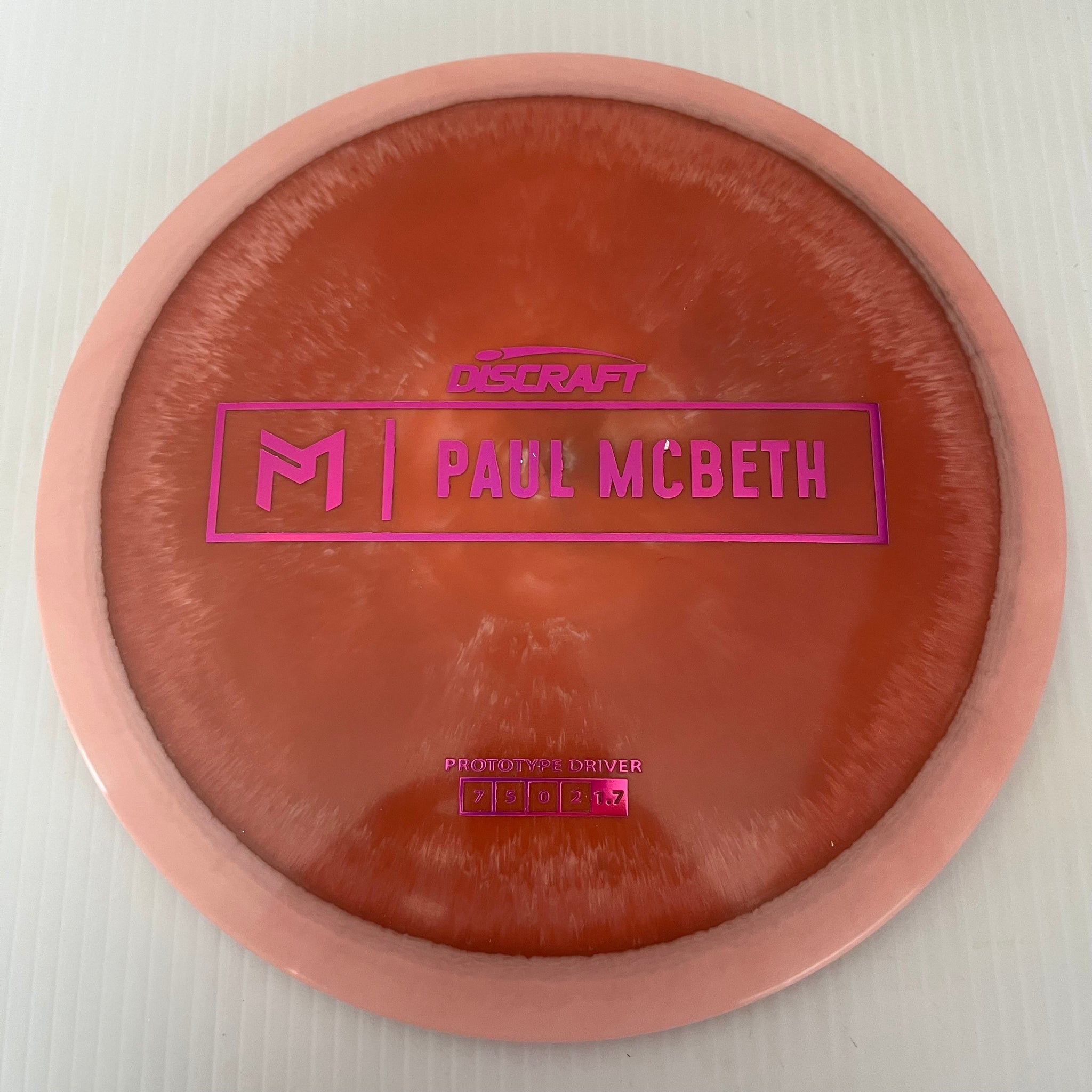 Discraft Paul McBeth Prototype Swirly ESP Athena 7/5/0/2