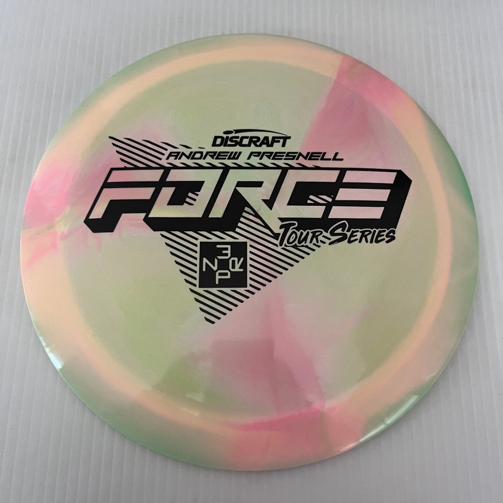 Discraft 2022 Andrew Presnell Tour Series Swirly ESP Force 12/5/0/3