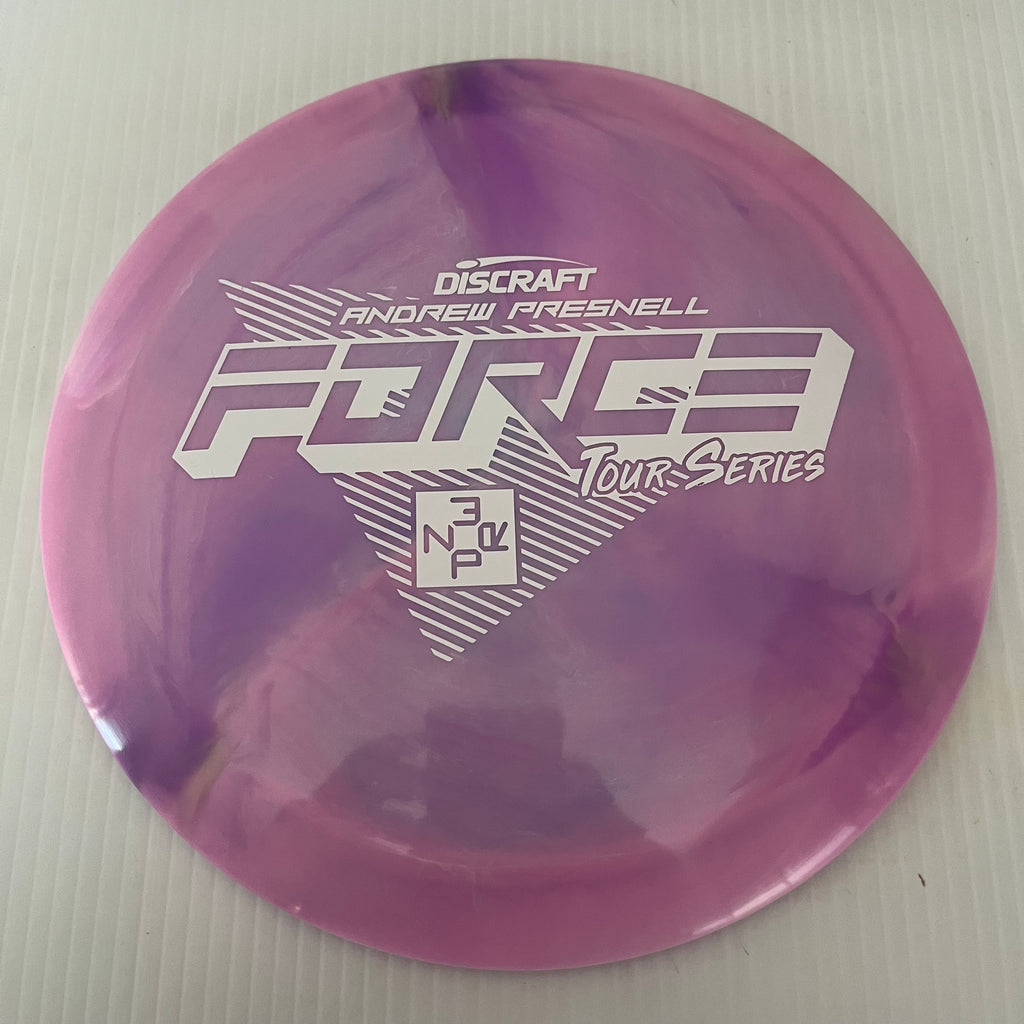 Discraft 2022 Andrew Presnell Tour Series Swirly ESP Force 12/5/0/3