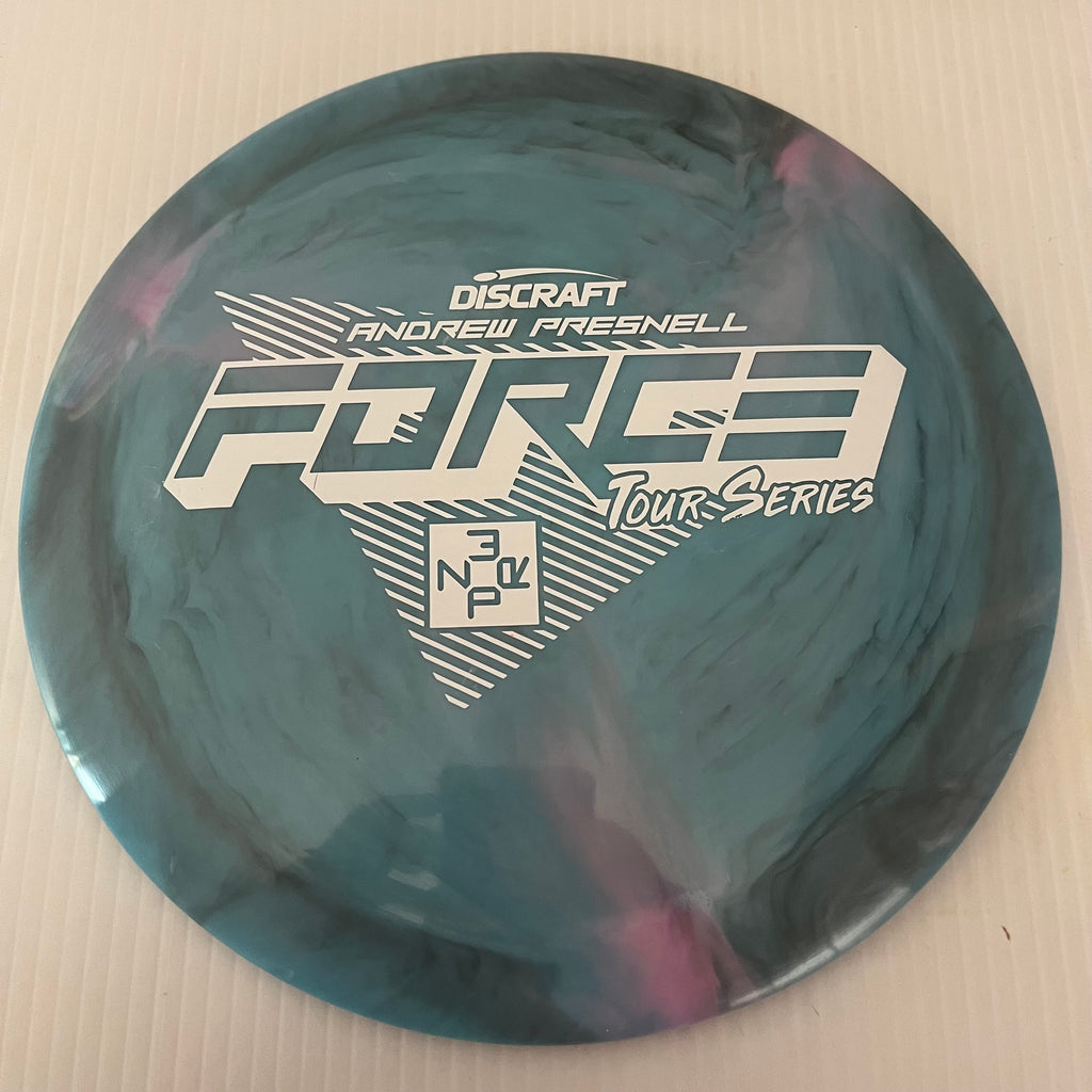 Discraft 2022 Andrew Presnell Tour Series Swirly ESP Force 12/5/0/3
