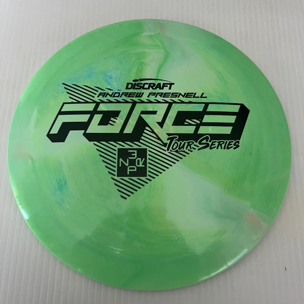 Discraft 2022 Andrew Presnell Tour Series Swirly ESP Force 12/5/0/3