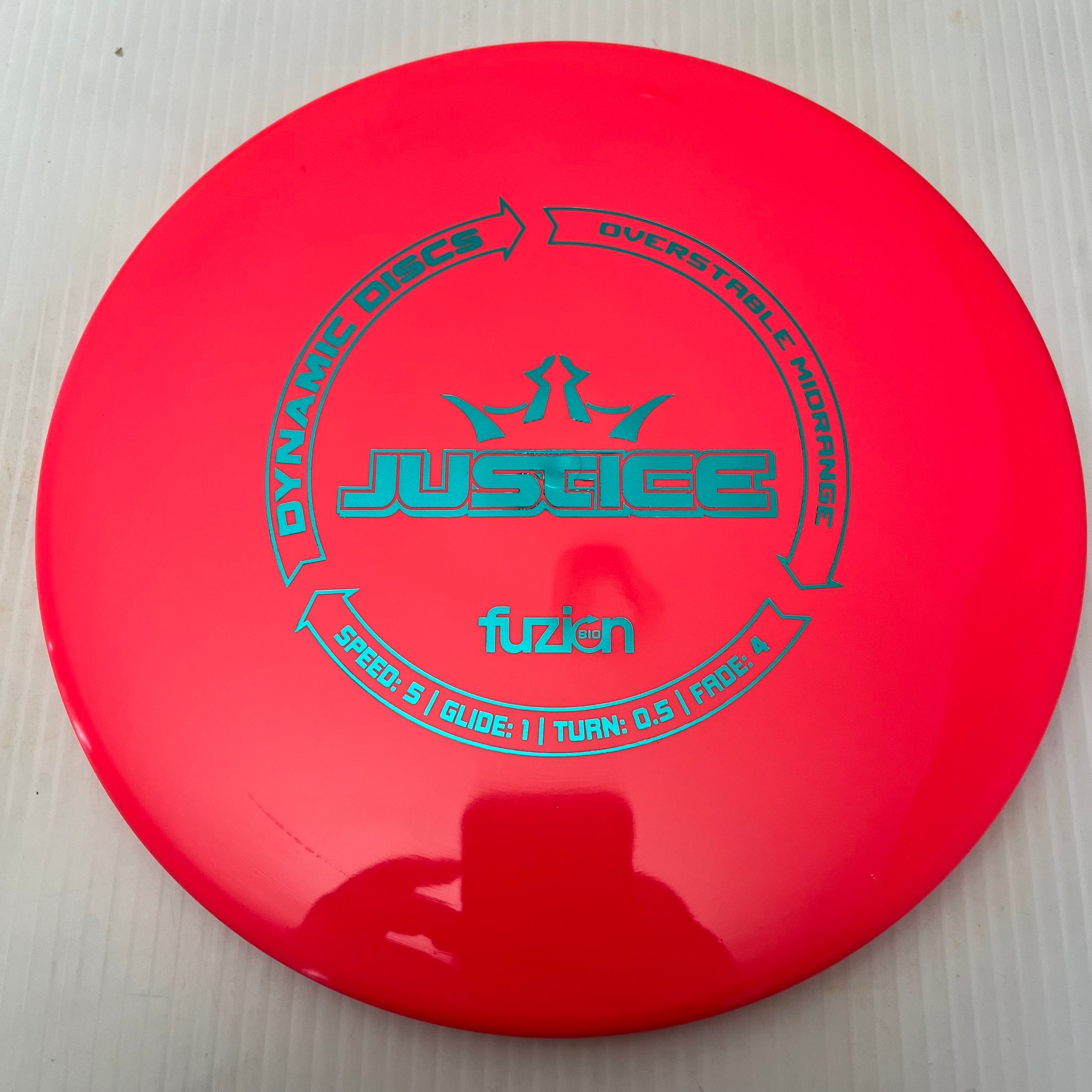 Dynamic Discs BioFuzion Justice 5/1/0.5/4