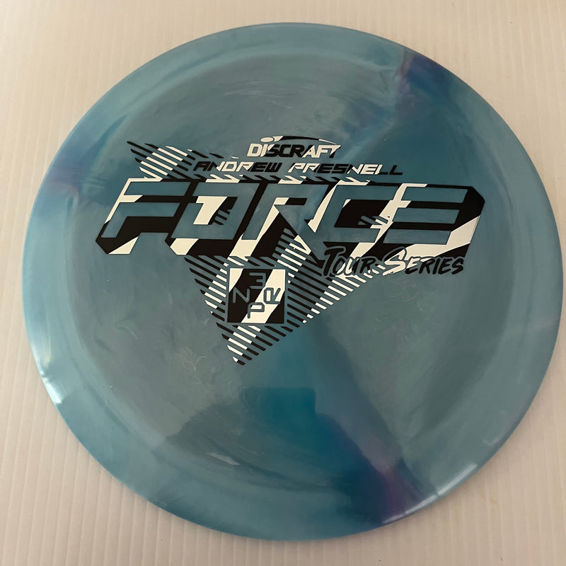 Discraft 2022 Andrew Presnell Tour Series Swirly ESP Force 12/5/0/3