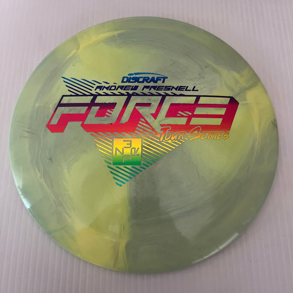 Discraft 2022 Andrew Presnell Tour Series Swirly ESP Force 12/5/0/3