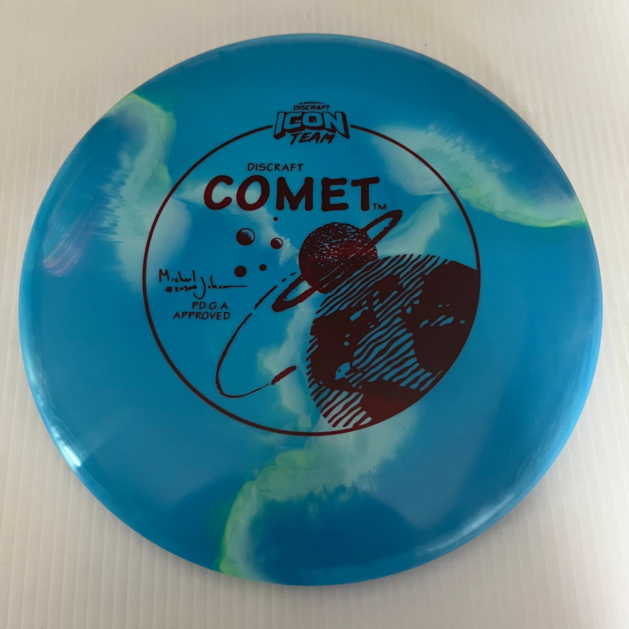 Discraft 2022 Michael Johansen Team Icon Tour Series Swirly ESP Comet 4/5/-2/1