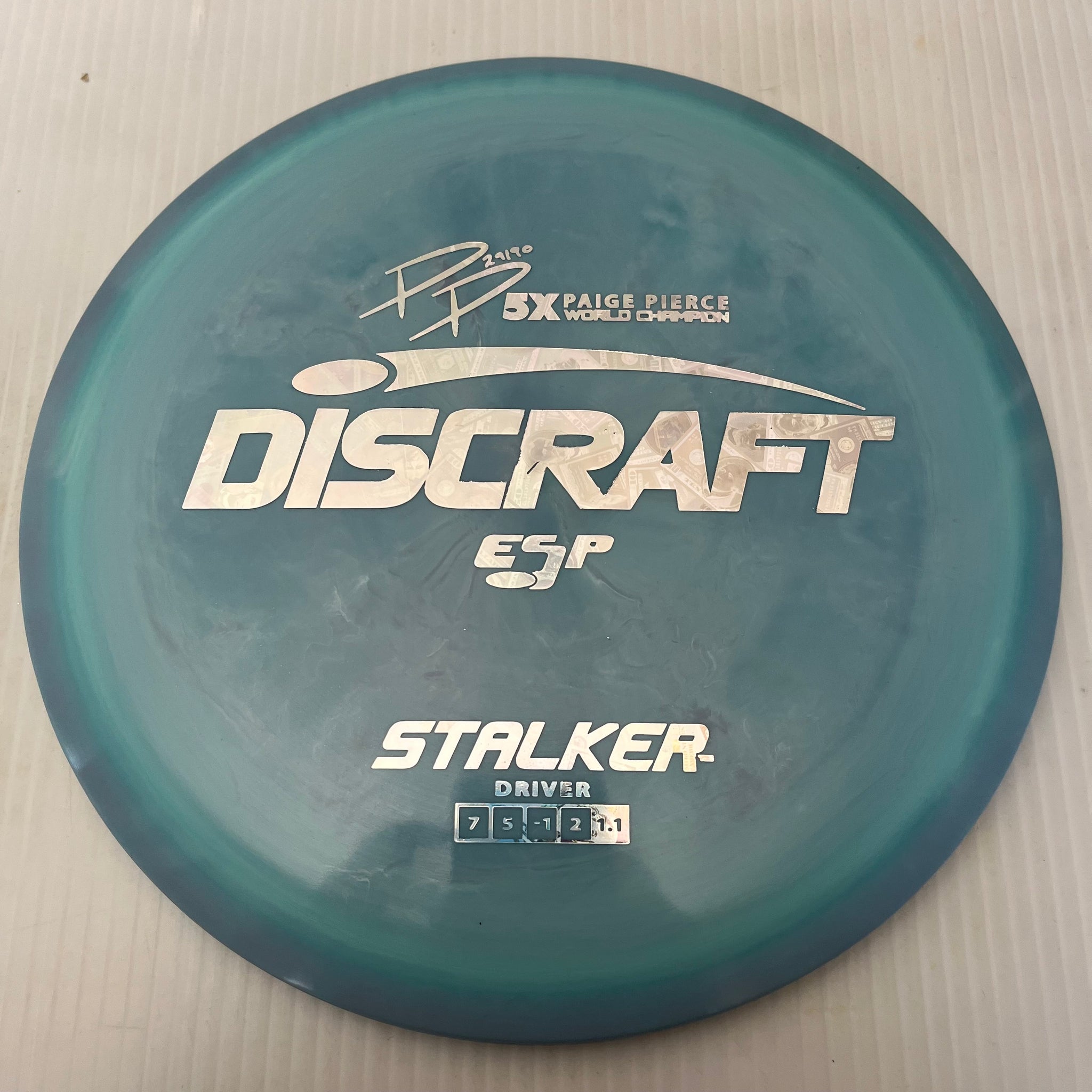 Discraft 5x Paige Pierce ESP Stalker 7/5/-1/2 (175-176 grams)