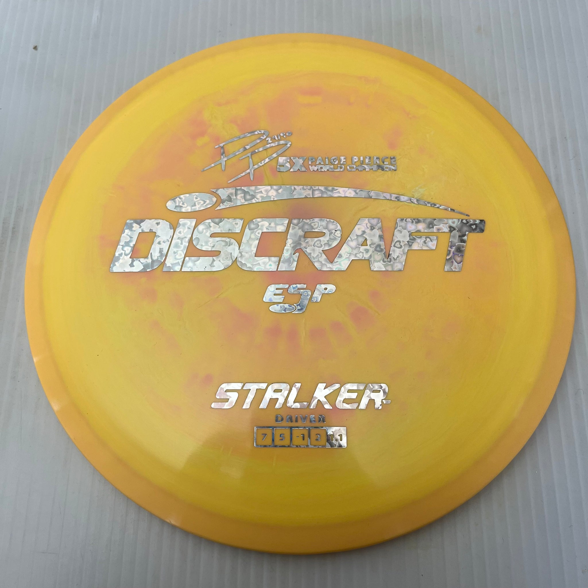 Discraft 5x Paige Pierce ESP Stalker 7/5/-1/2 (175-176 grams)