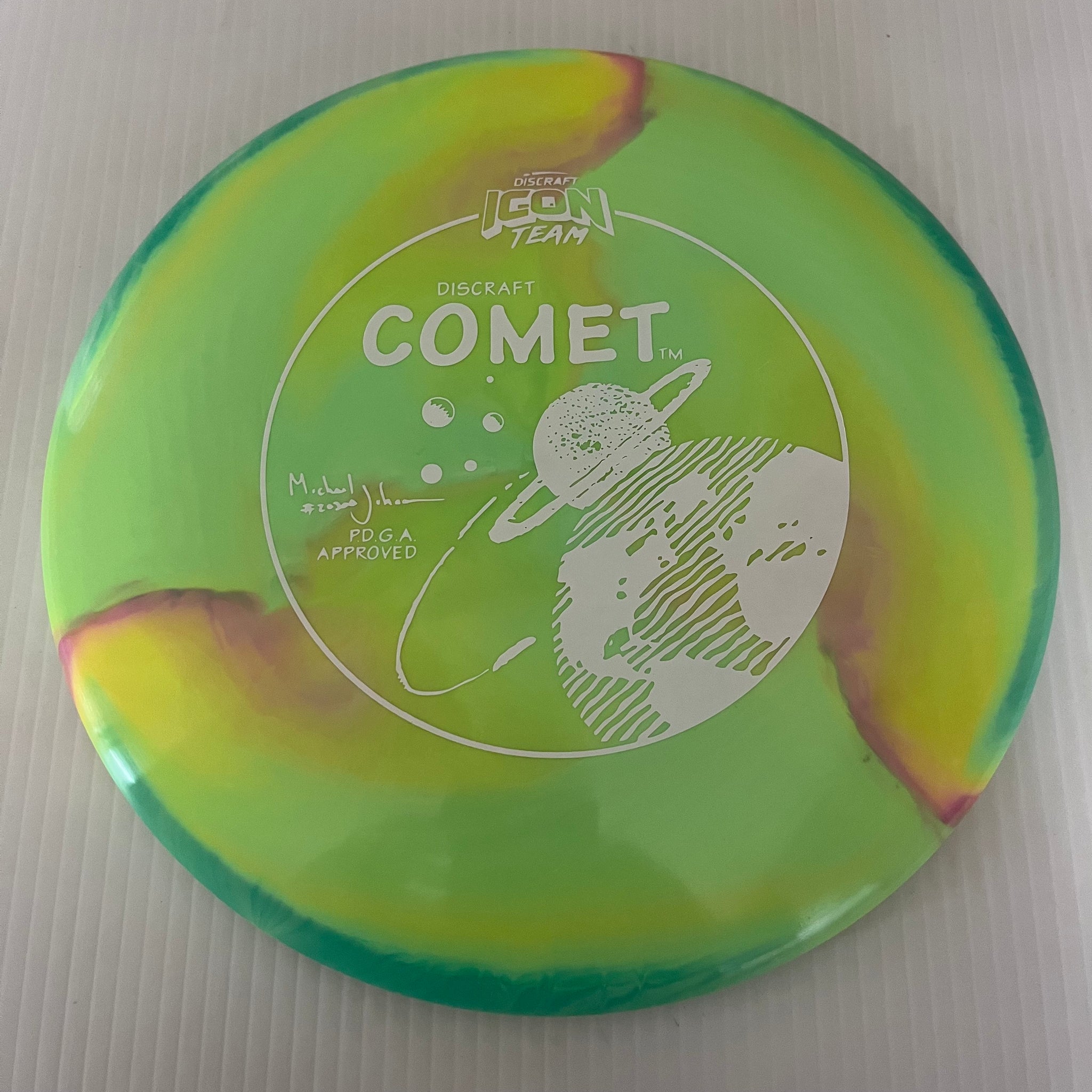Discraft 2022 Michael Johansen Team Icon Tour Series Swirly ESP Comet 4/5/-2/1